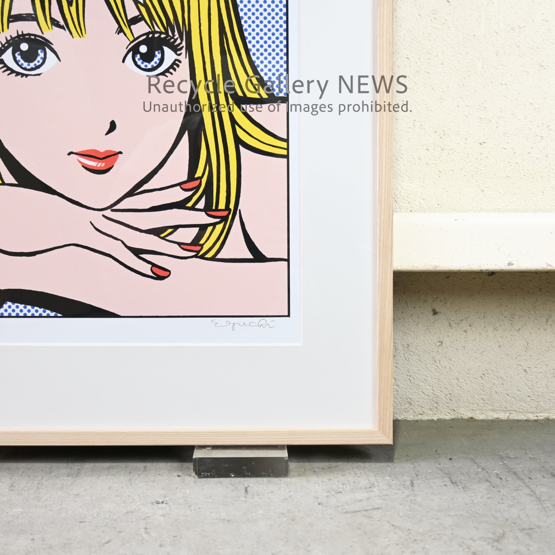 Hisashi Eguchi "Stop!! Hibari-kun! (Large Ver.)" Lithograph High-Definition Giclée Print Japanese Pop Art / 江口寿史 ”ストップ!!ひばりくん! （large ver.）” リトグラフ 高精細ジークレー版画 日本 ポップアート
