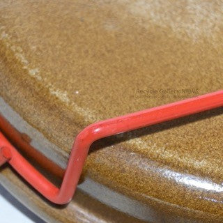 ESRAU Maren Stoneware Grill Pie Plate with Handle Scandinavian Tableware / エスラウ マーレン ハンドル付き ストーンウェア グリル パイ皿 北欧食器