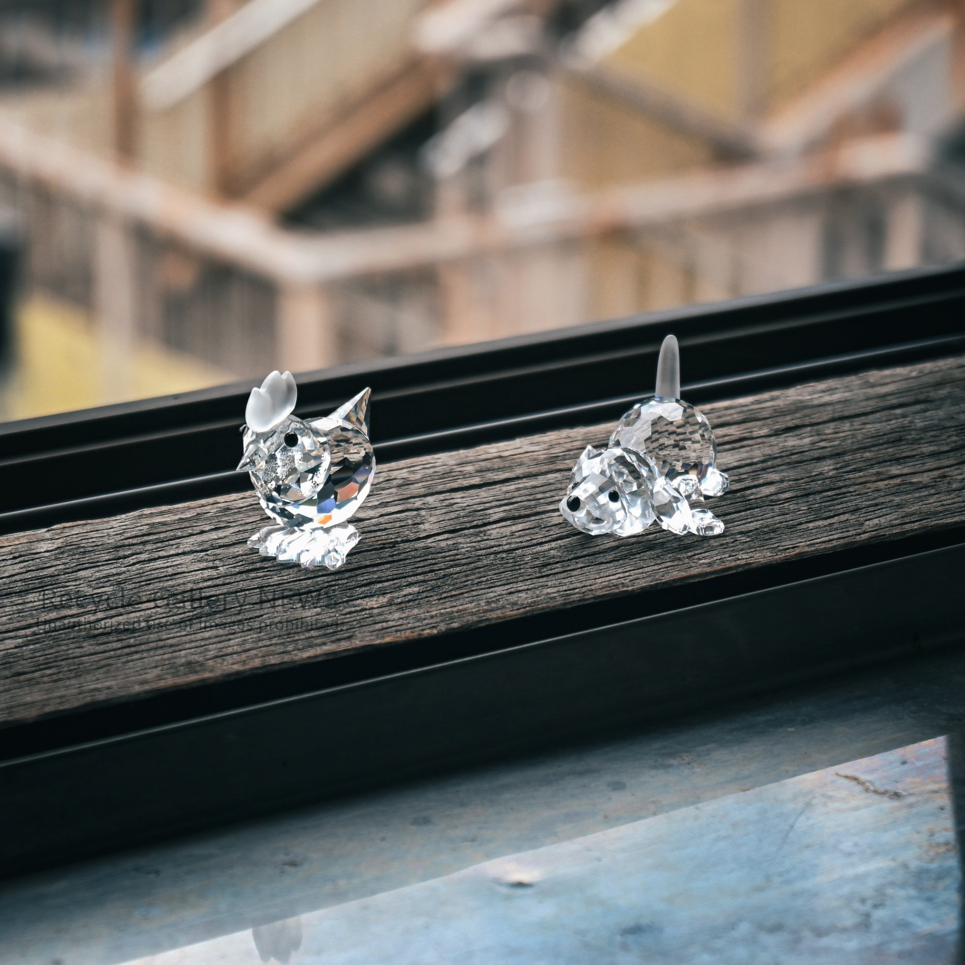 Vintage Swarovski Crystal Chicken Figurine Old Logo Austrian Animal Motif / スワロフスキー クリスタルチキン  ニワトリ 旧刻印 オーストリア クリスタルガラス 動物モチーフ