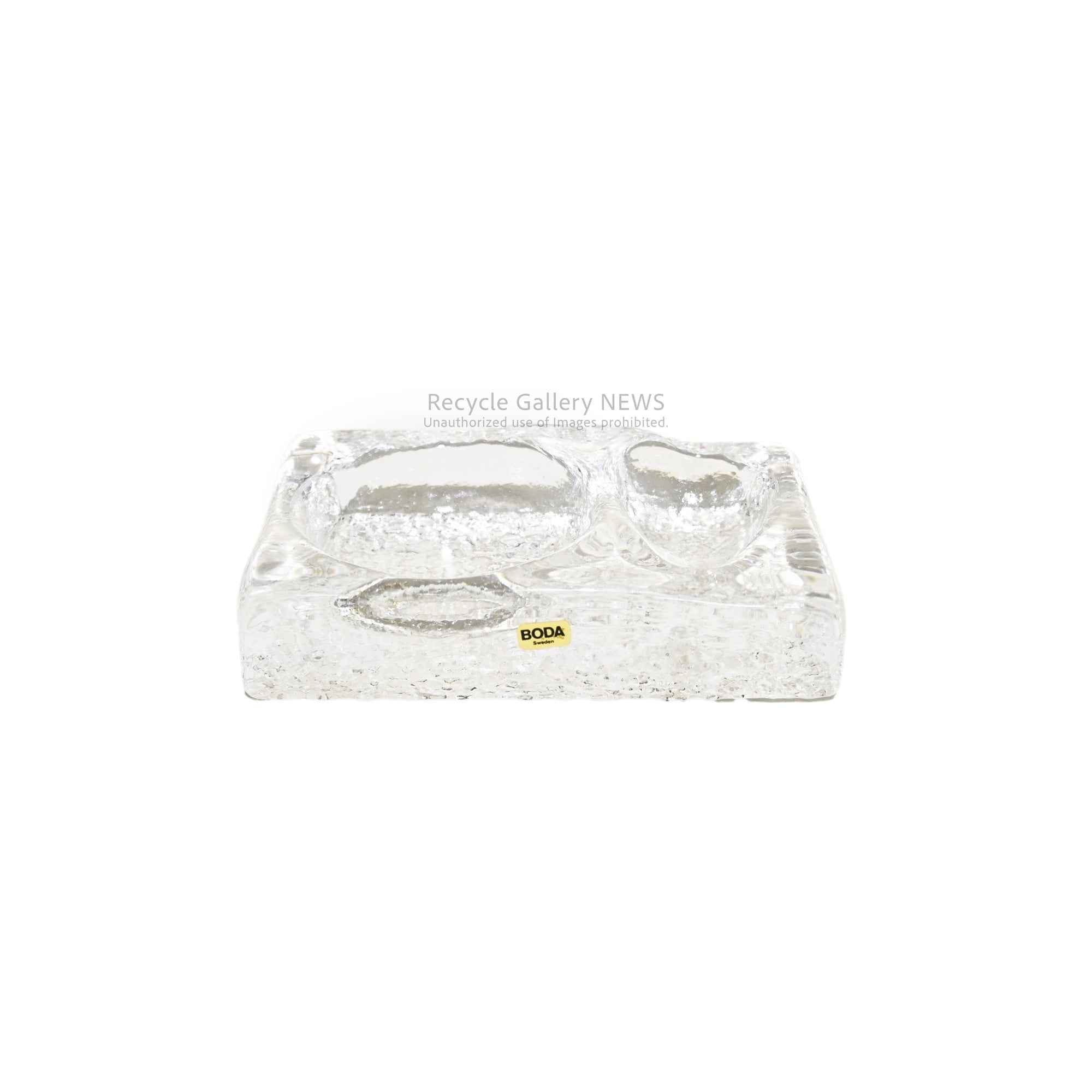 KOSTA BODA Vintage Glass Ashtray Sweden Rare / コスタボダ ヴィンテージ ガラス 灰皿 スウェーデン 希少品