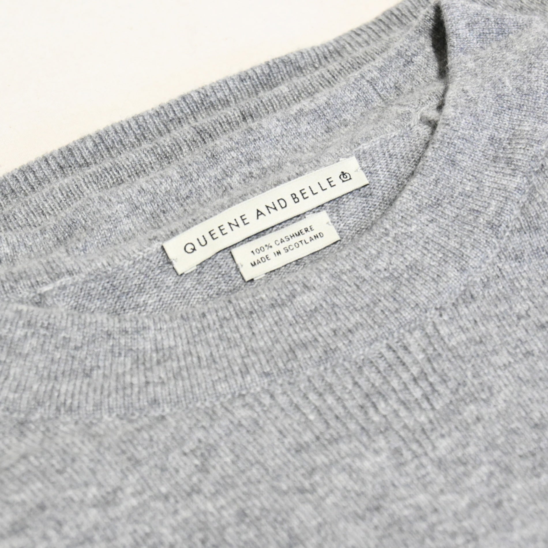 QUEEN and BELLE Striders TIGER Sweat / クイーンアンドベル ストライダーズタイガースウェット 総カシミヤセーター レディースMサイズ