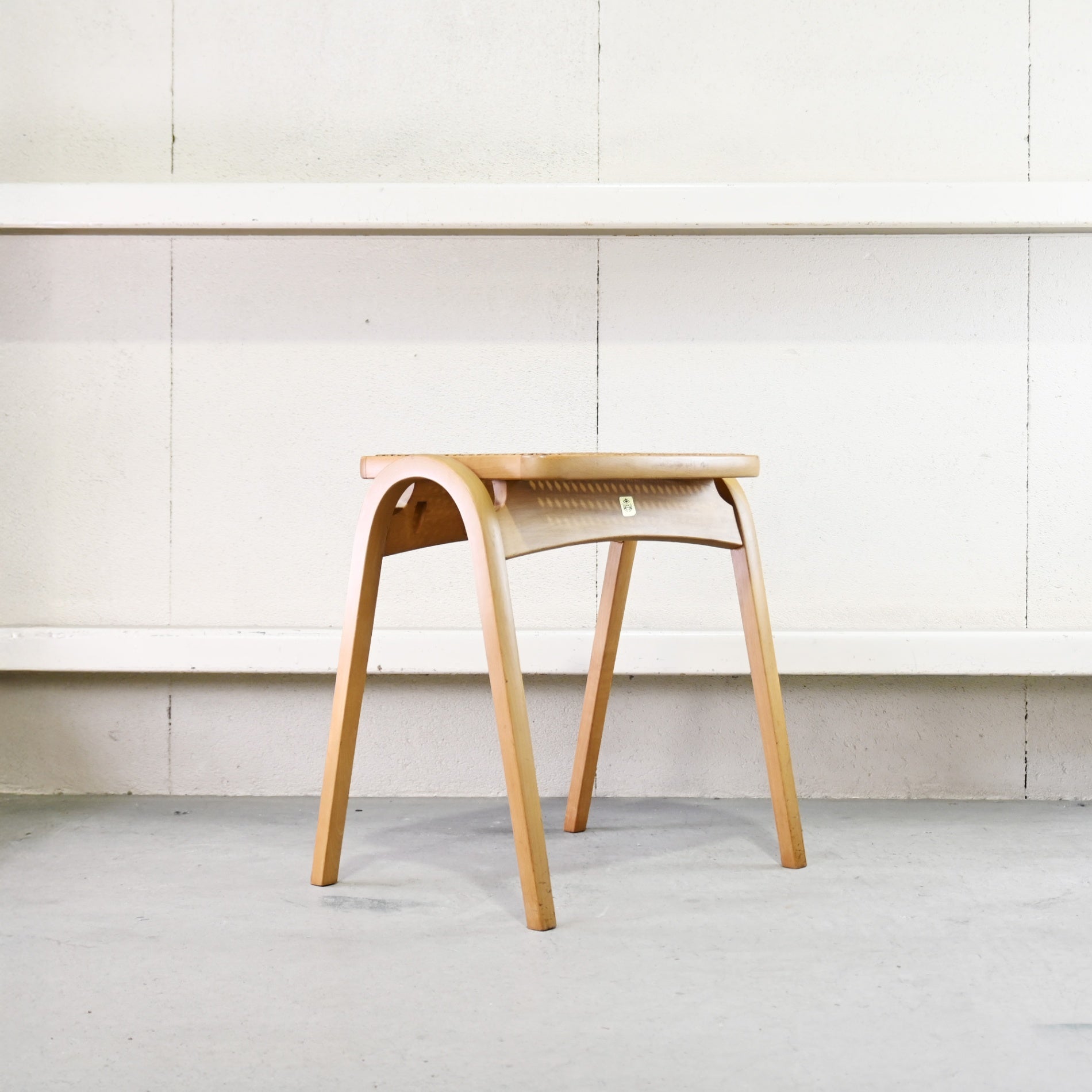 Akita Woodworking Stool Rattan Seat Natural Vintage Japan / 秋田木工 スツール ラタンシート ナチュラル ヴィンテージ 日本