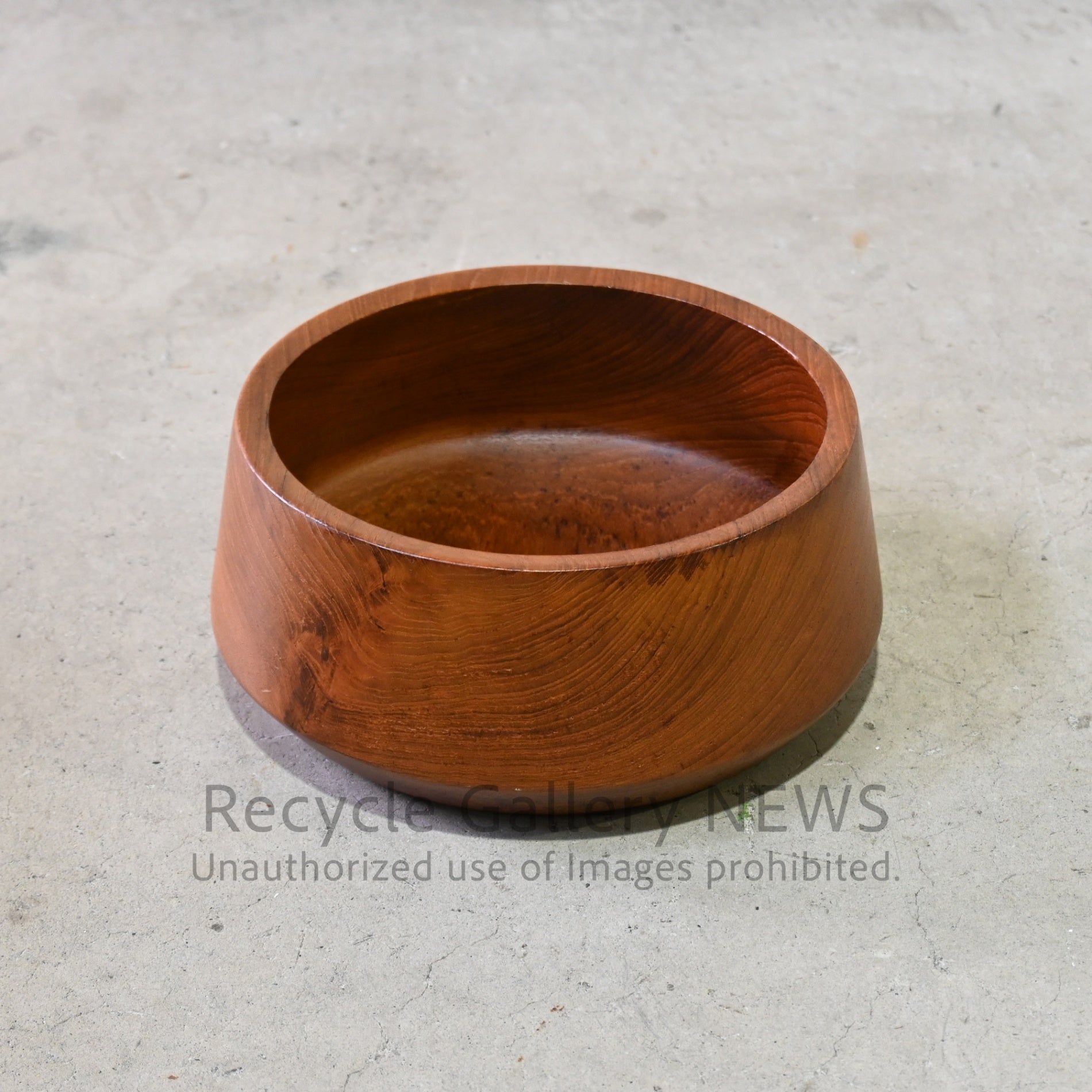 Teakwood Salad Bowl Tray Brown / チークウッド サラダボウル 小物入れ ブラウン