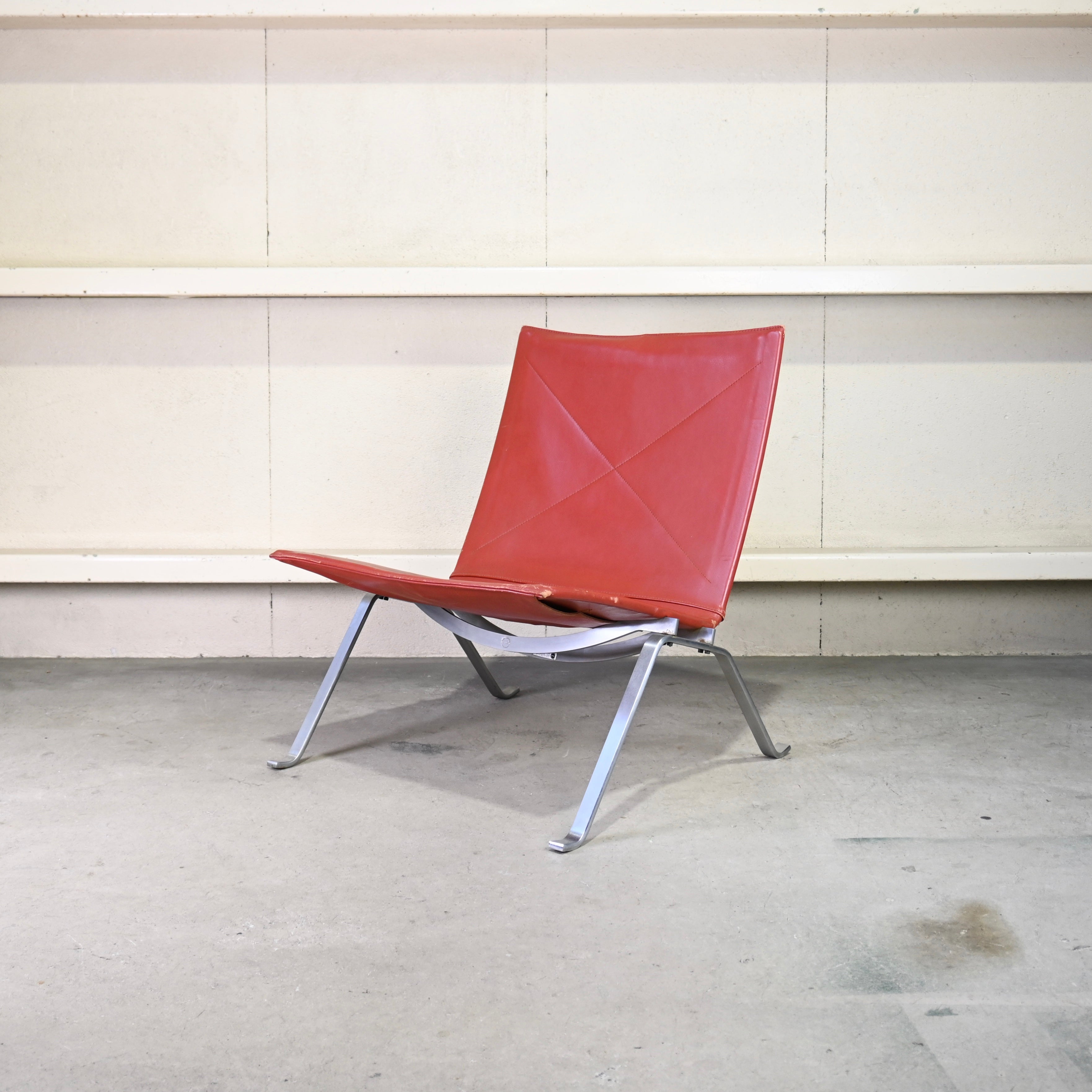 Fritz Hansen PK22 Lounge chair Poul Kjærholm 1980’s Scandinavian design / フリッツハンセン ラウンジチェア ポールケアホルム 1980年代 北欧デザイン