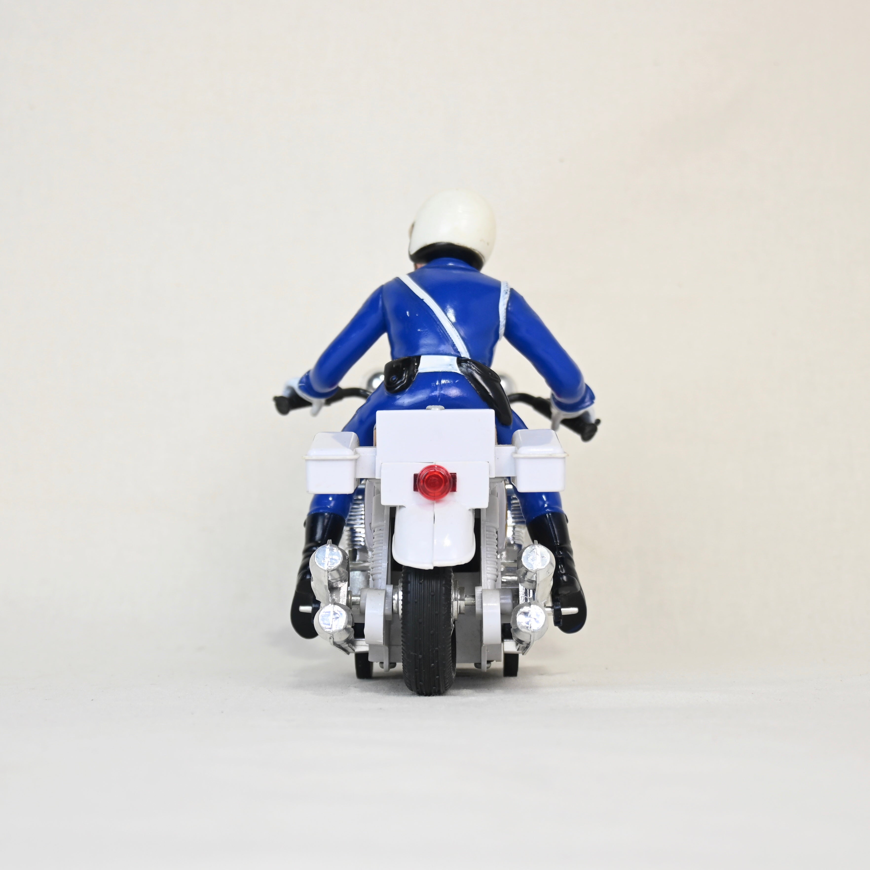 Japan vintage Police Motorcycle Toy 1980's retro / 丸彰社 警官 白バイ 玩具 1980年代 昭和レトロ