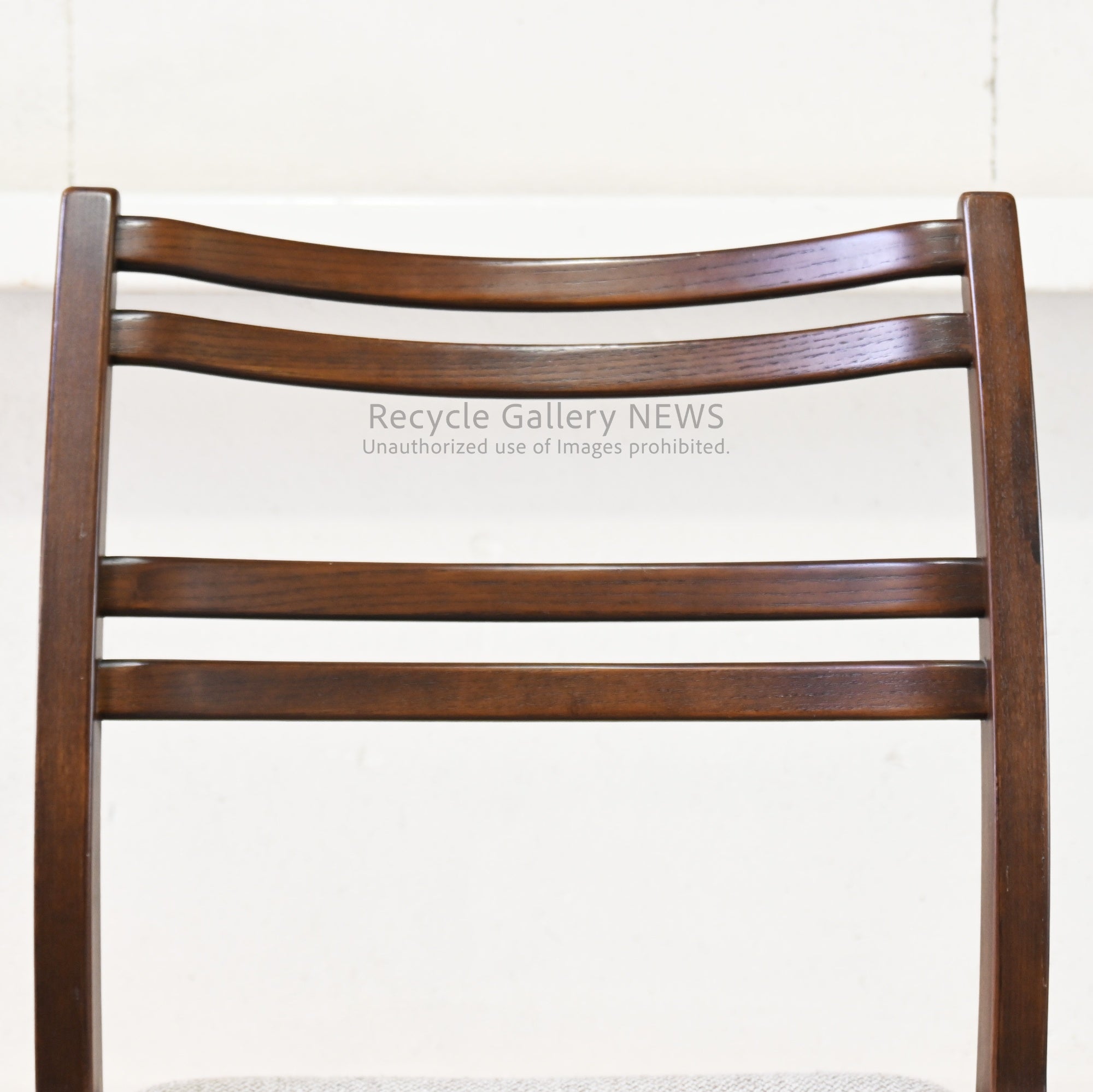 Fuji Furniture Wooden Armless Chair "Calm" Japan Scandinavian Style / 冨士ファニチア アームレスチェア カーム 日本 北欧 木製