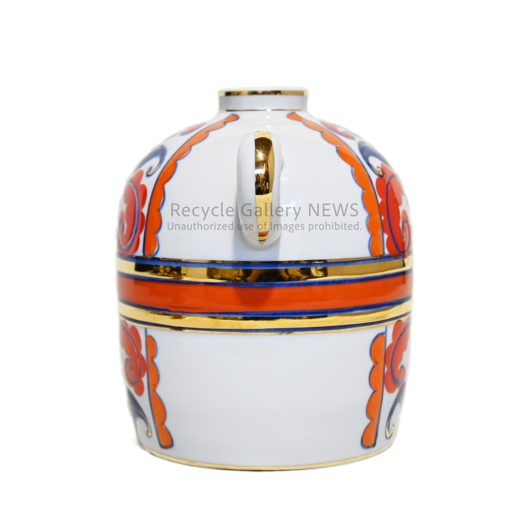 Soviet Vase Folklore Hand painted Russian Vintage / ソ連 ソヴィエト 花瓶 フォークロア ハンドペイント ロシアヴィンテージ