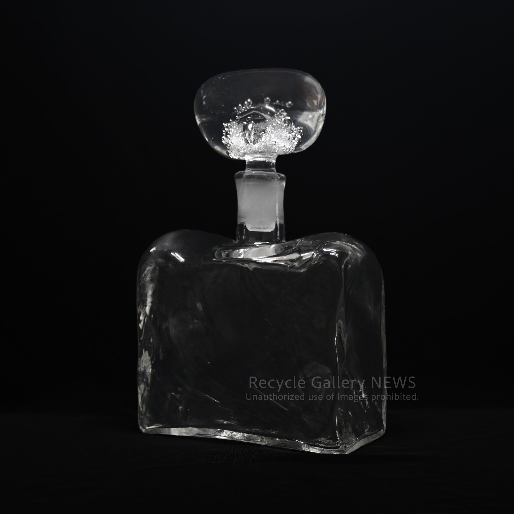 Seikosha Glass Studio Naoya Arakawa Handblown Glass Perfume Bottle / 晴耕社ガラス工房 荒川尚也 ハンドメイド アートガラス 香水瓶