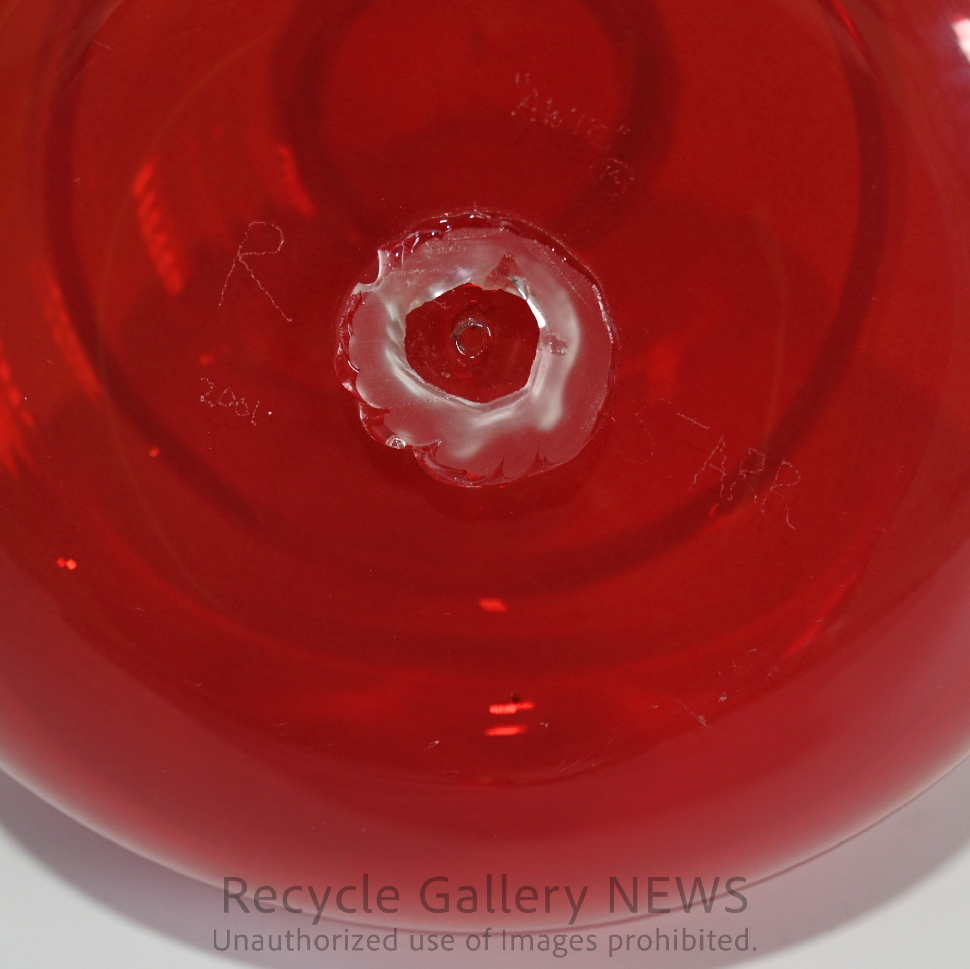 "The Seed Ⅰ-Ⅴ" made by ROSTARR ROMON K YANG Hand Blown Glass Red Art Piece / "ザ・シード" ロスター 吹きガラス アート作品 赤 オブジェ