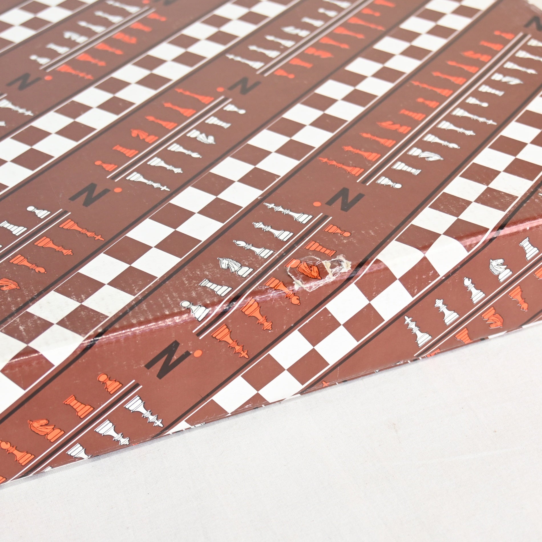 Chess ＆ Backgammon Board Game Italia / チェス ＆ バックギャモン ボードゲーム イタリア ※コンディション要確認