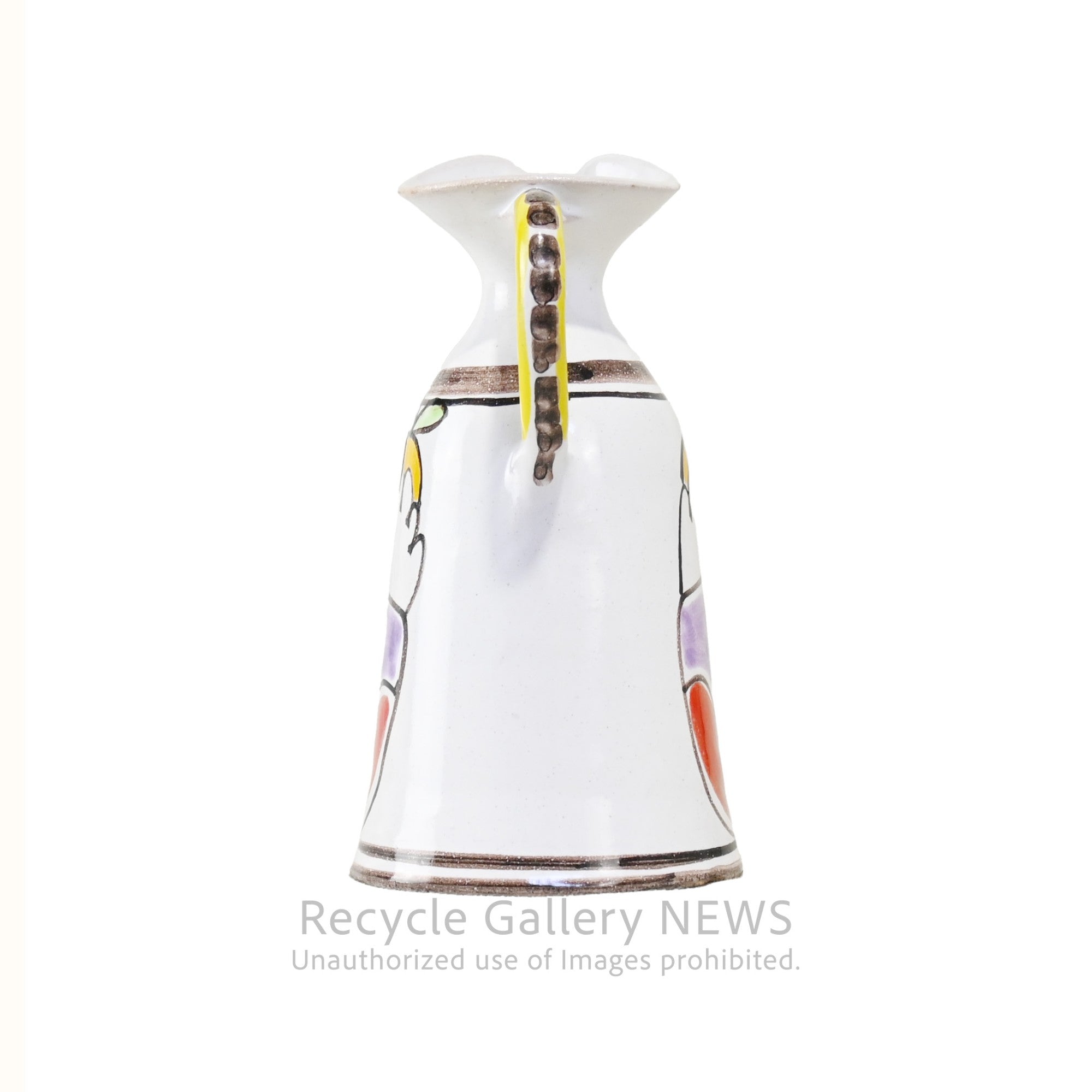 De Simone Pitcher Water jug Vase Art ceramic Sicily Southern Italy / デ・シモーネ ピッチャー 水差し 花瓶 アート 陶器 シチリア 南イタリア