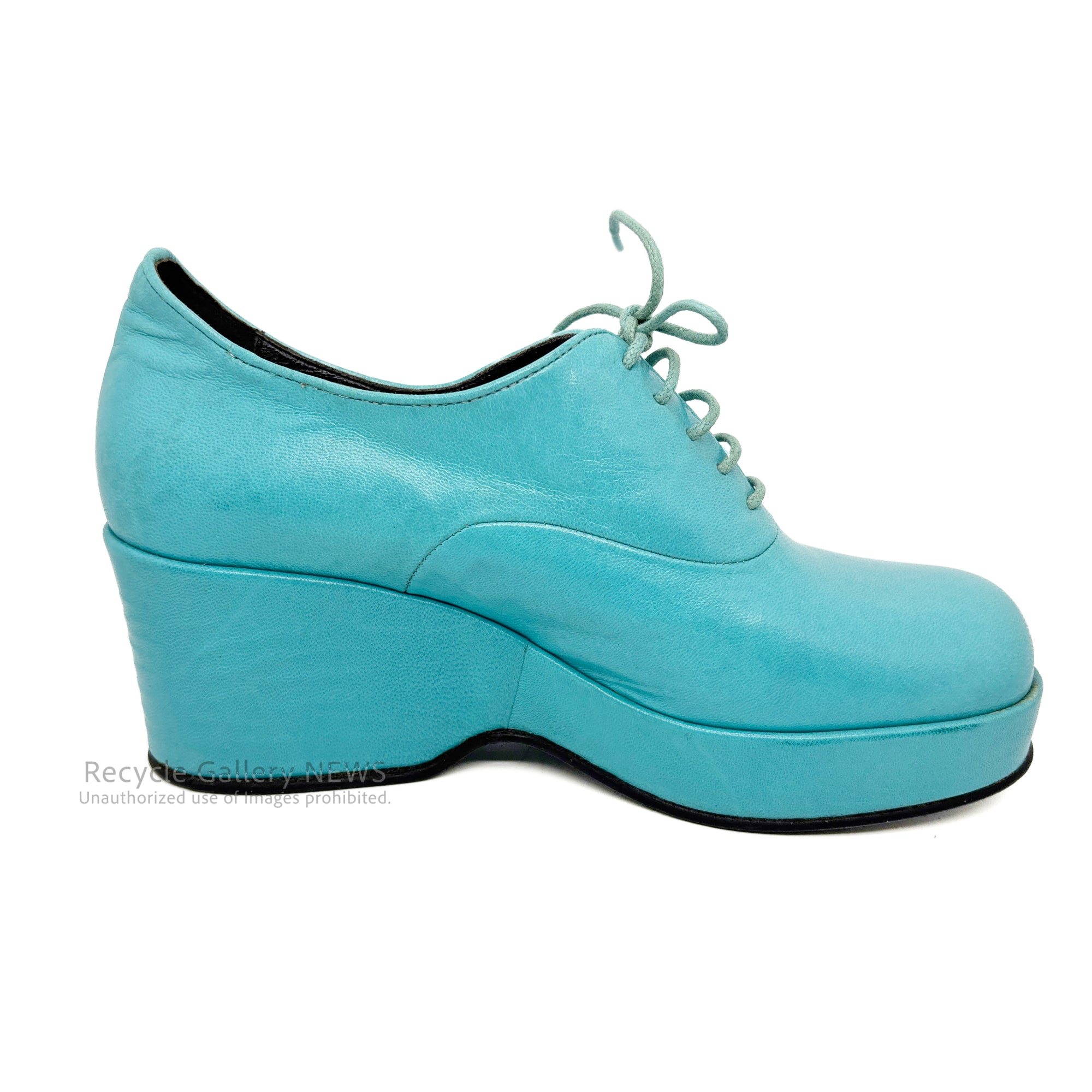 JIL SANDER thick-soled platform lace-up shoes 35 1/2 / ジルサンダー 23cm 厚底 プラットフォーム レースアップシューズ
