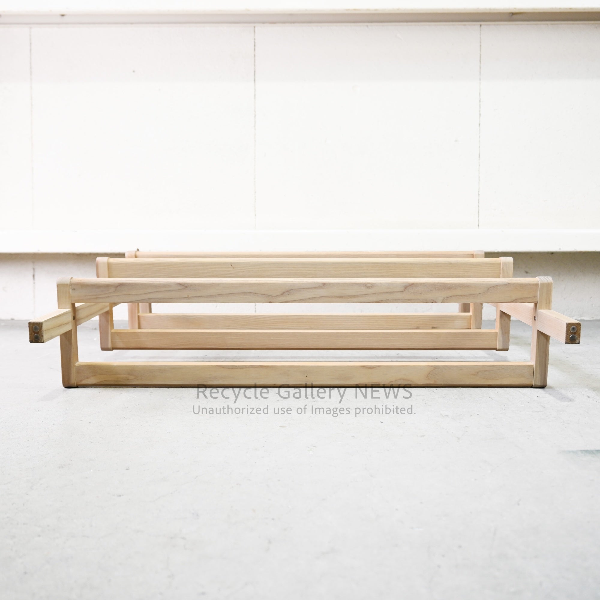 SIDE BY SIDE German Solid Ash Wood shoes rack "Gaston" European Modern / サイドバイサイド シューズラック ガストン アッシュ無垢材 ドイツ モダン