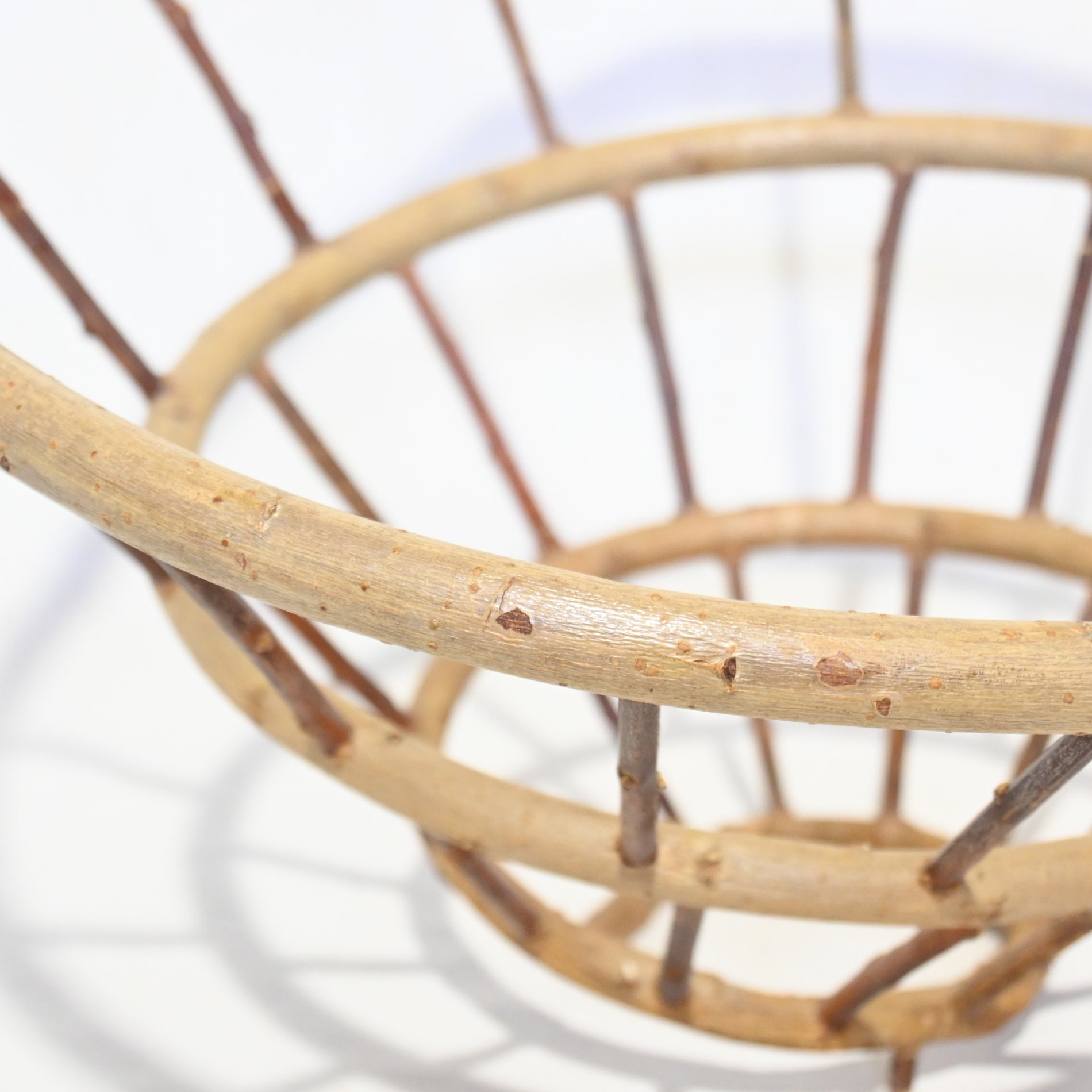 MARKKU KOSONEN Spiral basket Finland Vintage Woodworking Art / マルック・コソネン スパイラルバスケット フィンランド ヴィンテージ 自然物 アート