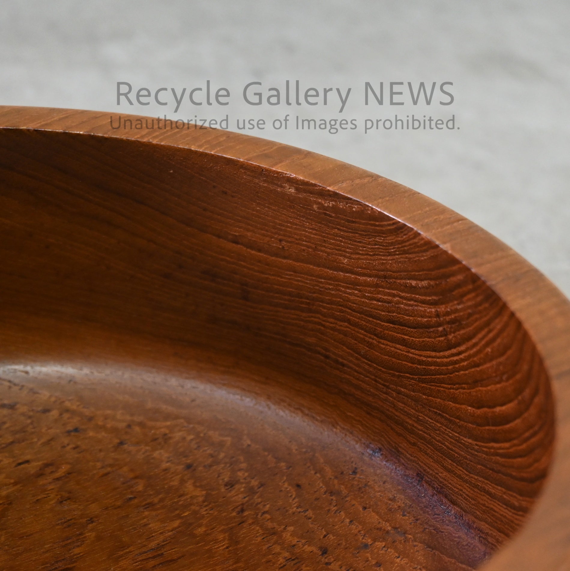 Teakwood Salad Bowl Tray Brown / チークウッド サラダボウル 小物入れ ブラウン
