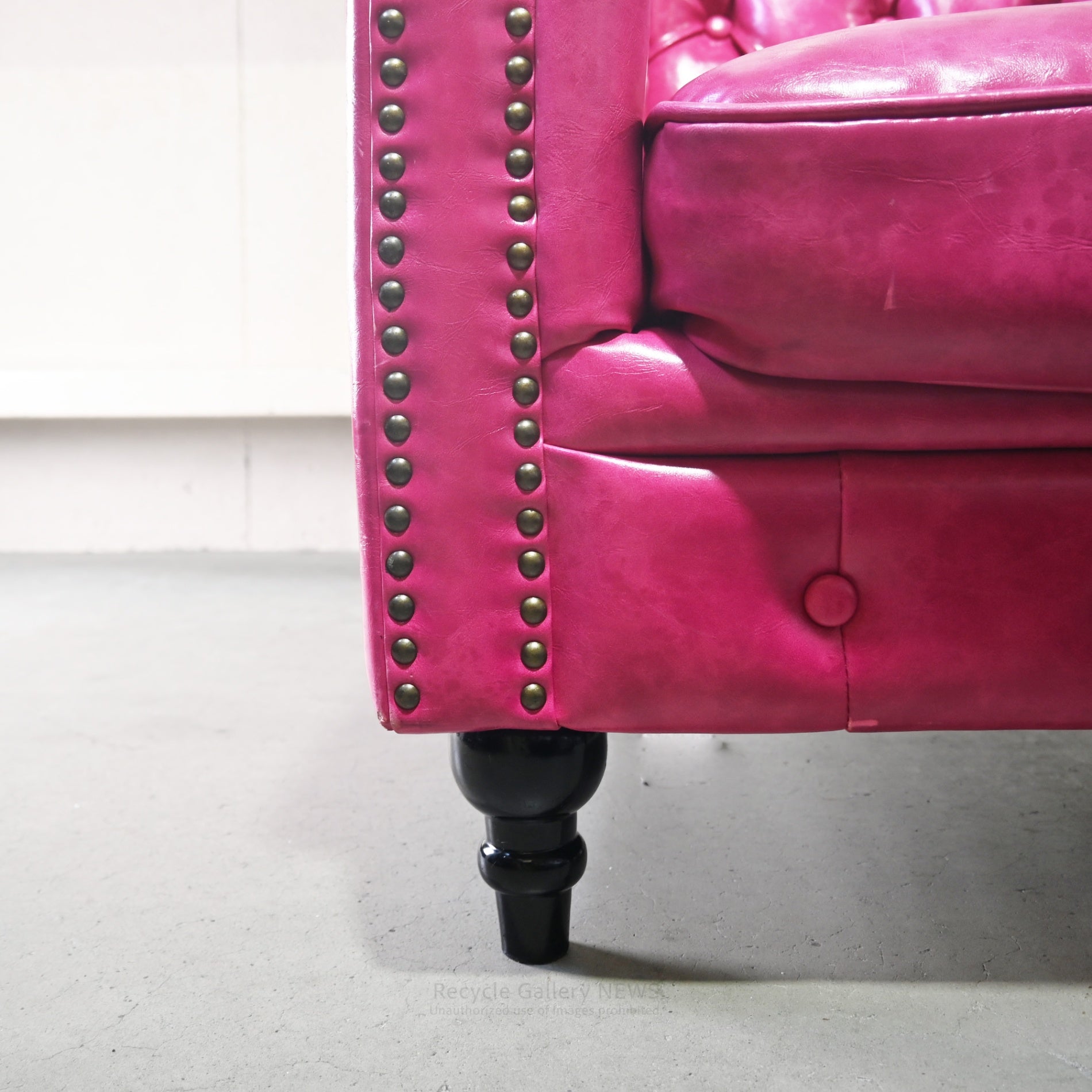VINCENT Authentic British Chesterfield 1PSofa Industrial Style / ヴィンセント チェスターフィールド シングルソファー イギリス インダストリアル オーセンティック