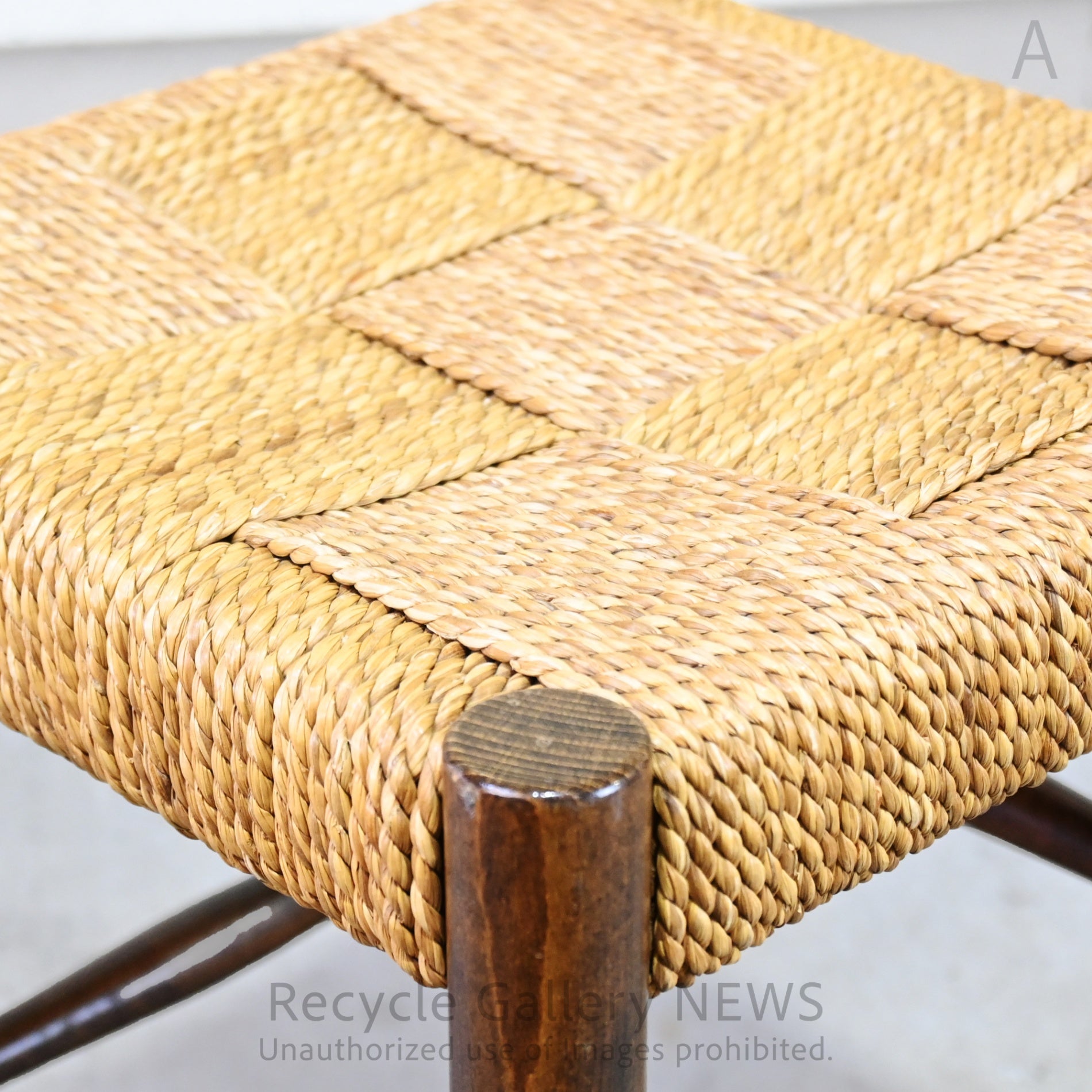 Rush grass stool Chair Natural Japanese modern Asian style / い草 スツール 椅子 天然 ナチュラル 和モダン アジアン