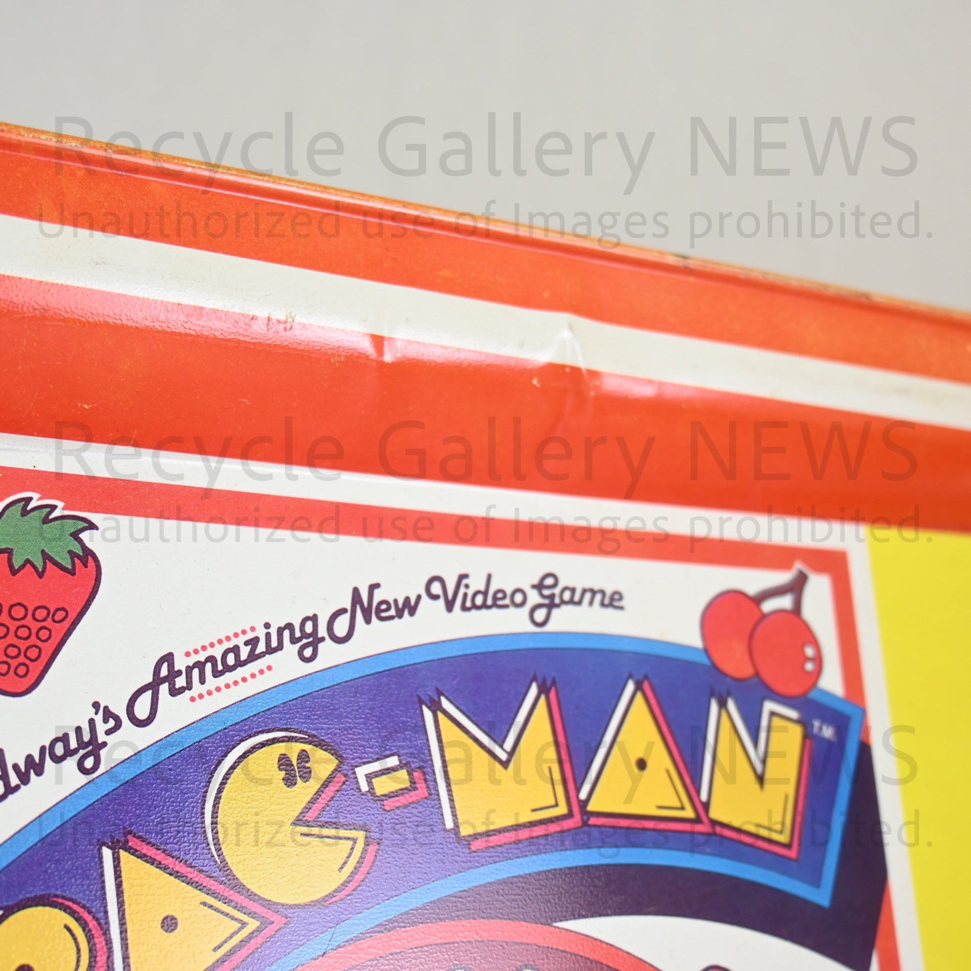 PAC-MAN Folding Mini Table Tin Tray 1980’s Vintage / パックマン 折りたたみ ミニテーブルトレー ブリキトレイ 80年代ヴィンテージ