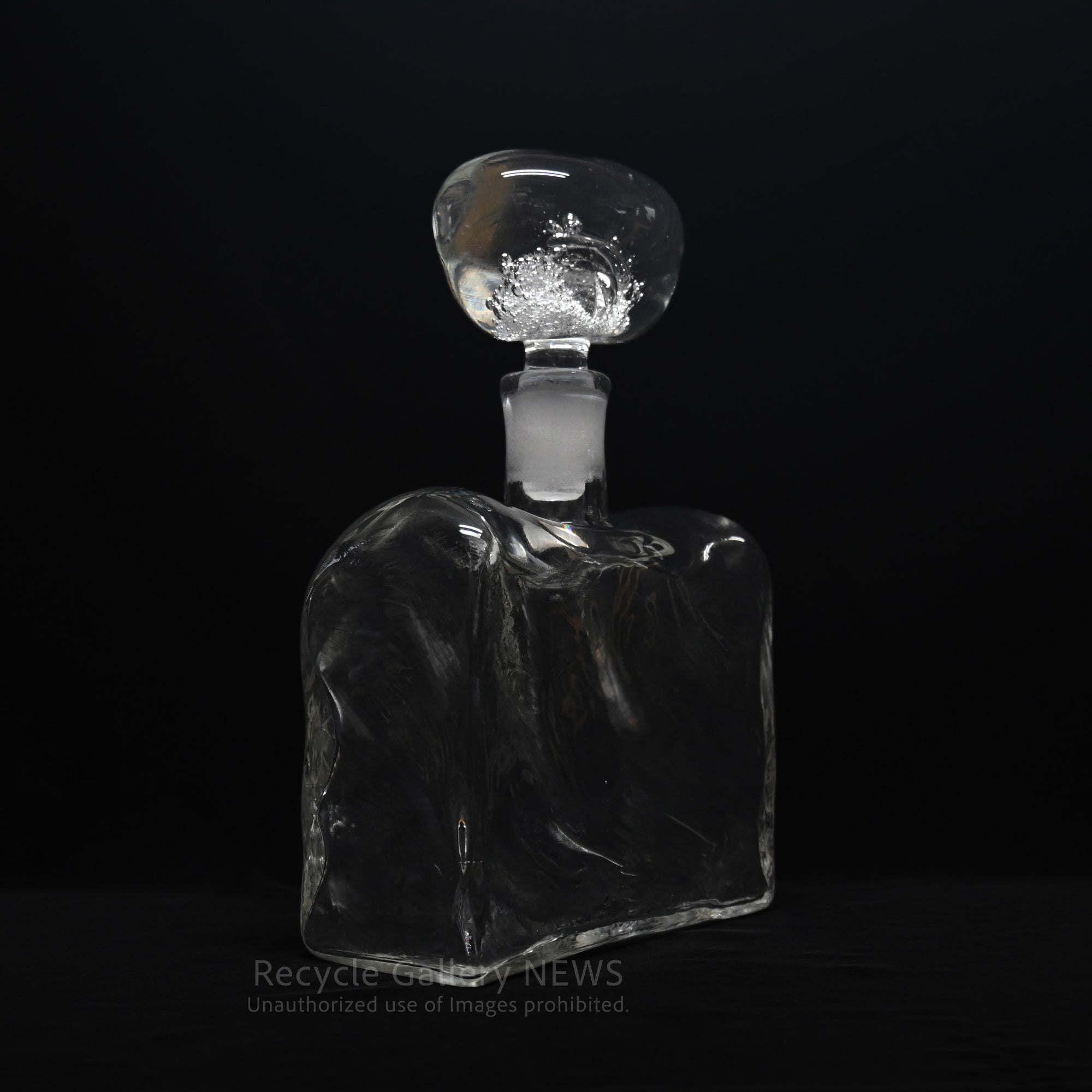 Seikosha Glass Studio Naoya Arakawa Handblown Glass Perfume Bottle / 晴耕社ガラス工房 荒川尚也 ハンドメイド アートガラス 香水瓶