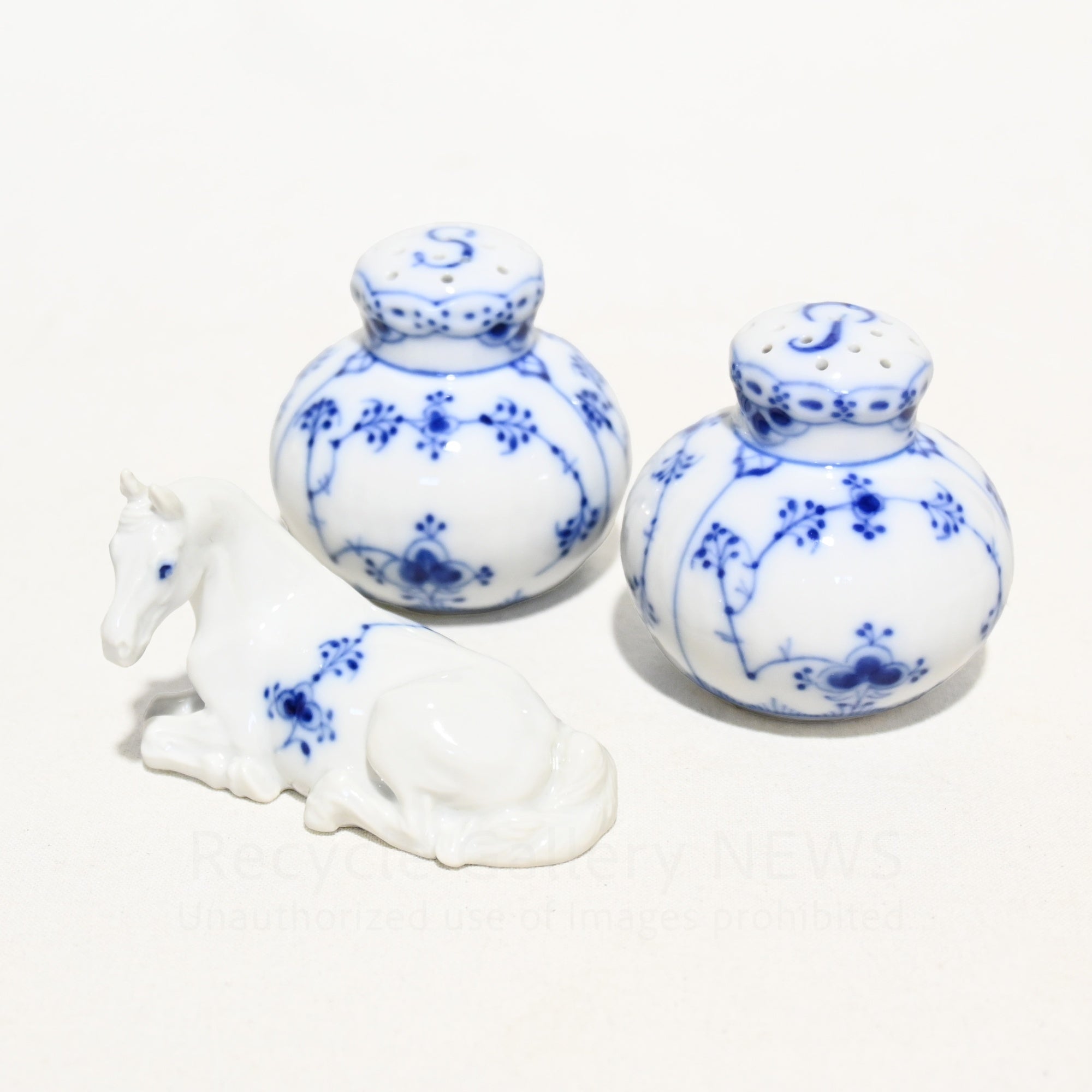 ROYAL COPENHAGEN Salt & Pepper Vintage Rare Denmark / ロイヤル・コペンハーゲン ソルト＆ペッパー 塩胡椒入れ 希少品 ヴィンテージ デンマーク