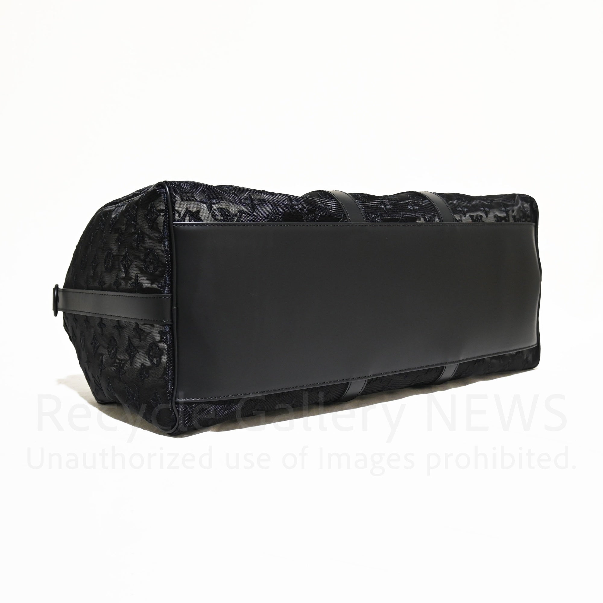 LOUIS VUITTON 2019 AW Virgil Abloh M53971 Monogram Mesh and Leather Boston Bag Keepall Bandouliere 50 / ルイ・ヴィトン ヴァージル・アブロー モノグラム メッシュ・レザー ボストンバッグ キーポル バンドリエール50