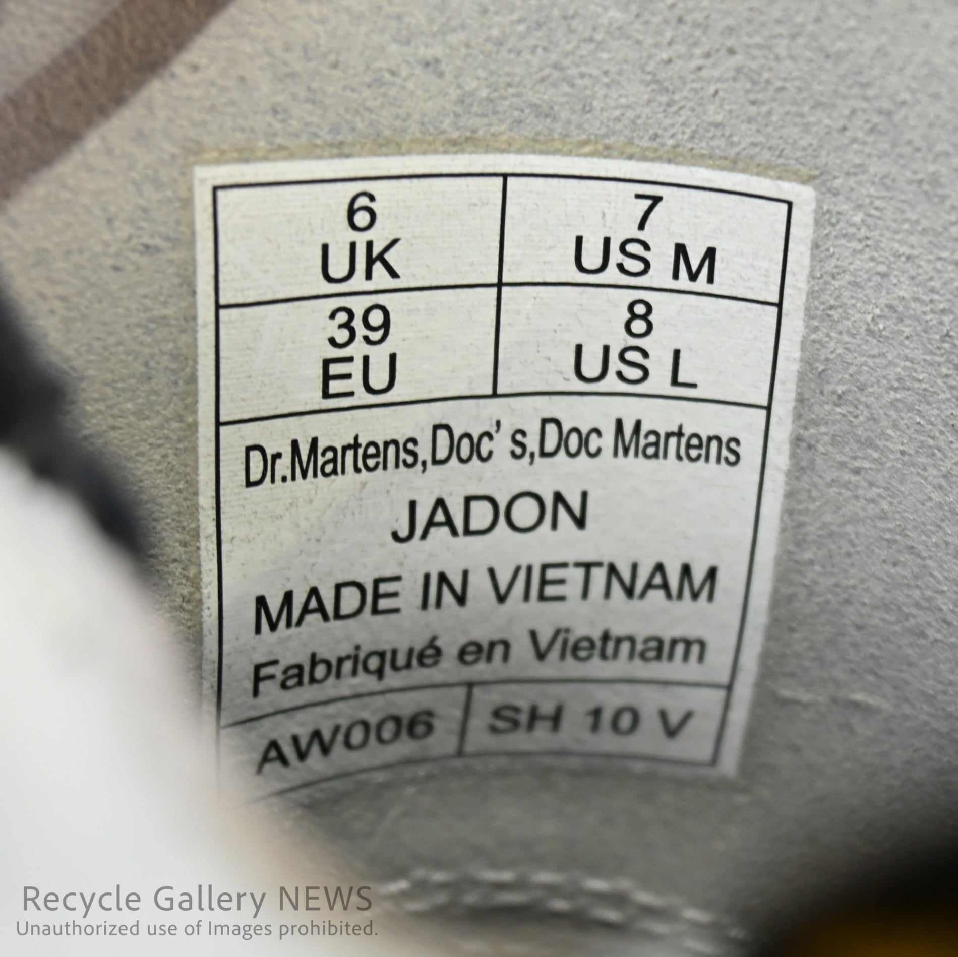 Dr. Martens 8-Eye “JADON” UK6 25cm White / ドクターマーチン 8ホール "ジェイドン" 25cm 白