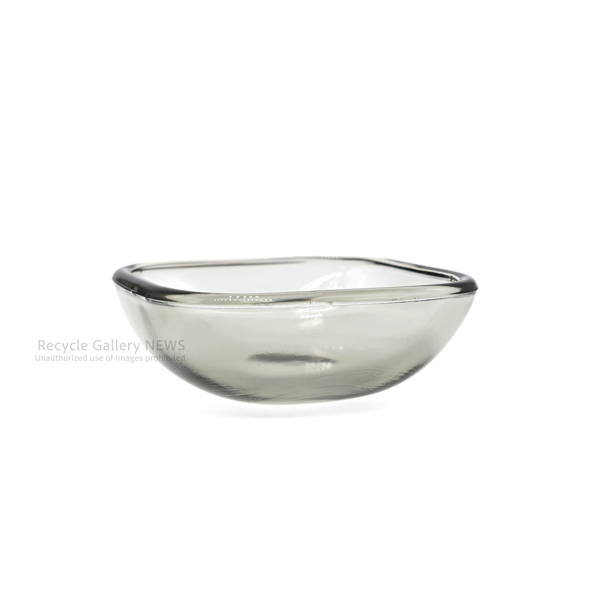 Rare Hoya Glass "Starting Unit series" Set of 7 Plates Smoke Gray Showa Retro / HOYA 保谷硝子 スターティングユニット 7点セット スモークグレー 昭和レトロ 希少