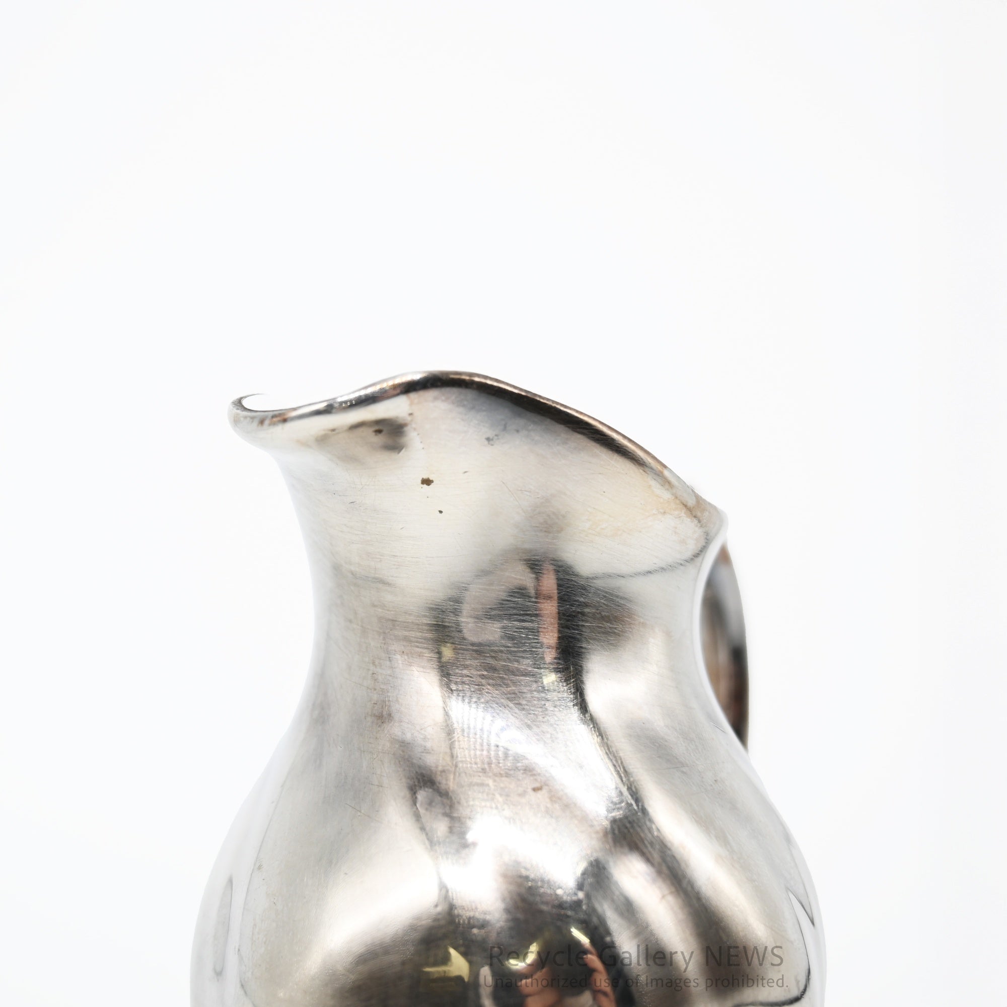 SILVER COATED PORCELAIN TEA POT  Antique German Silver Plated 3-Piece wmf / シルバープレートドイツアンティーク 三点セット ドイツ WMF社  銀メッキ