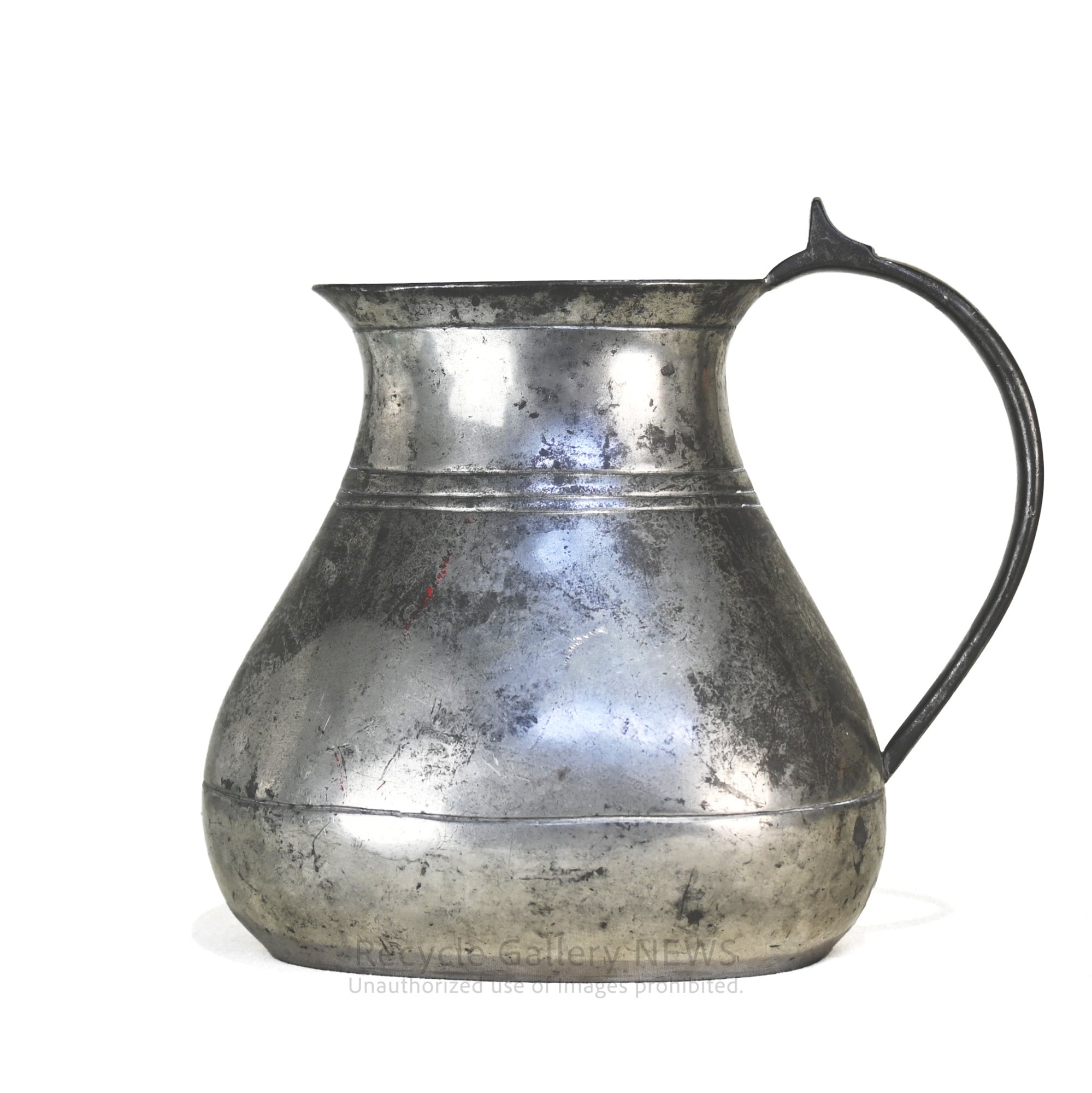 Fecit VCM Pitcher pewter Portuguese tableware Water jug