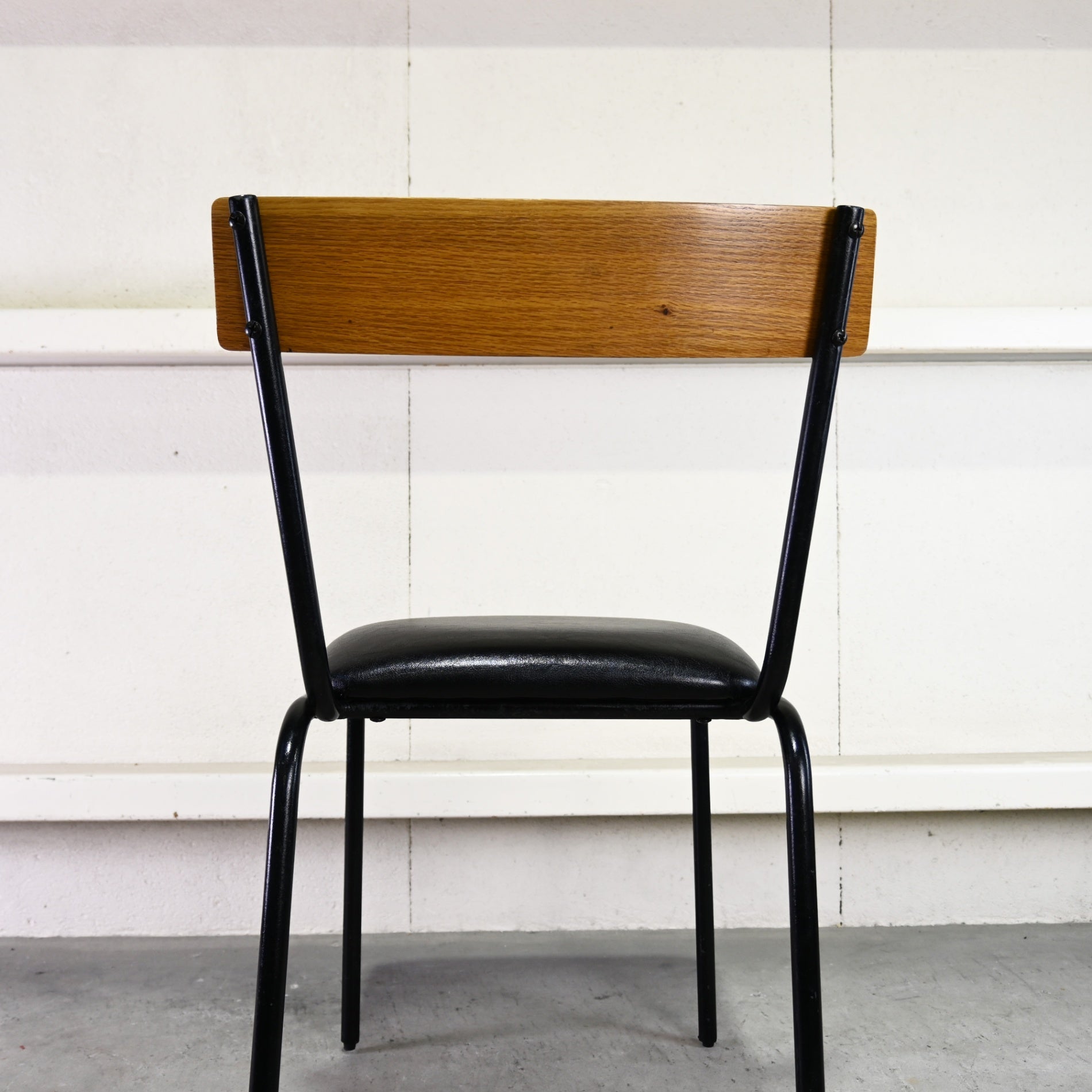 BIMAKES SOLID WOOD IRON DESK Compact desk and chair set Industrial design / ビメイクス ソリッドウッド アイアンデスク コンパクトデスク チェア セット 机 インダストリアルデザイン