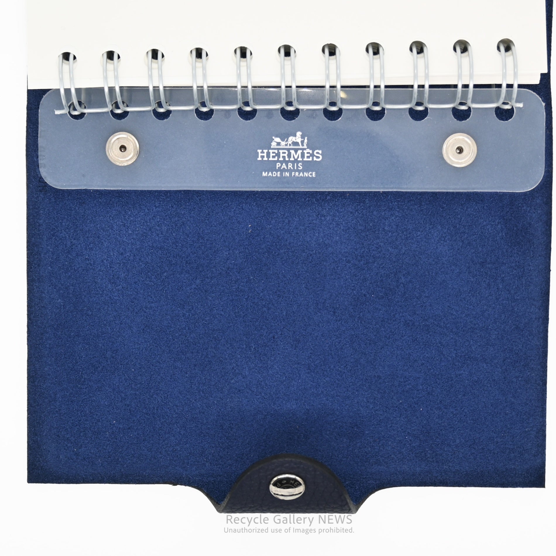 Hermes Ulysse PM Notebook Cover in Dark Navy Togo Calfskin / エルメス ノートカバー ユリスPM ヴォー・トーゴ 濃紺 カーフスキン