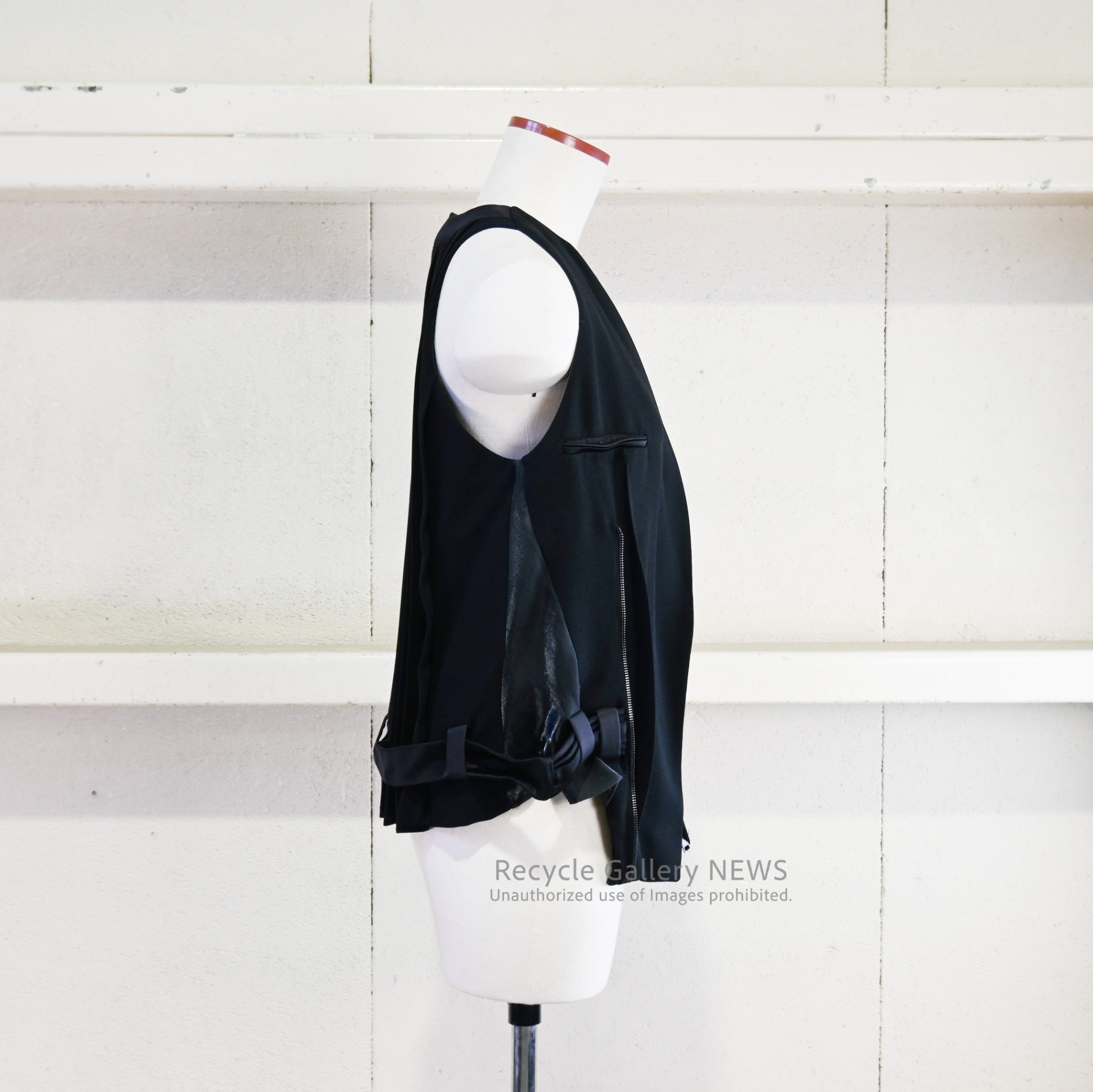 BALENCIAGA 2009 Cruise (Resort) Collection Mixed Material Vest / バレンシアガ クルーズ（リゾート）コレクション 異素材 ベスト