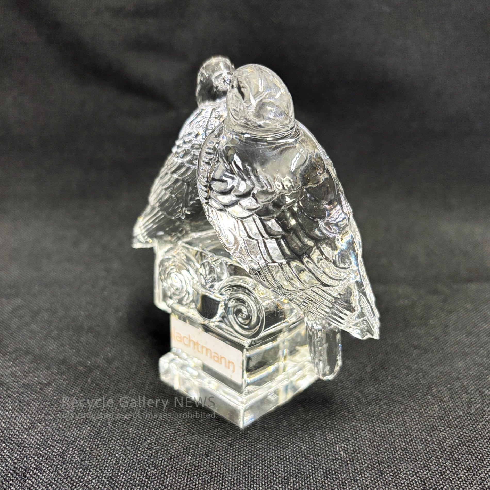 Nachtmann Crystal Glass Small Bird Figurine Ornament / ナハトマン クリスタルガラス 小鳥 フィギュリン 置物