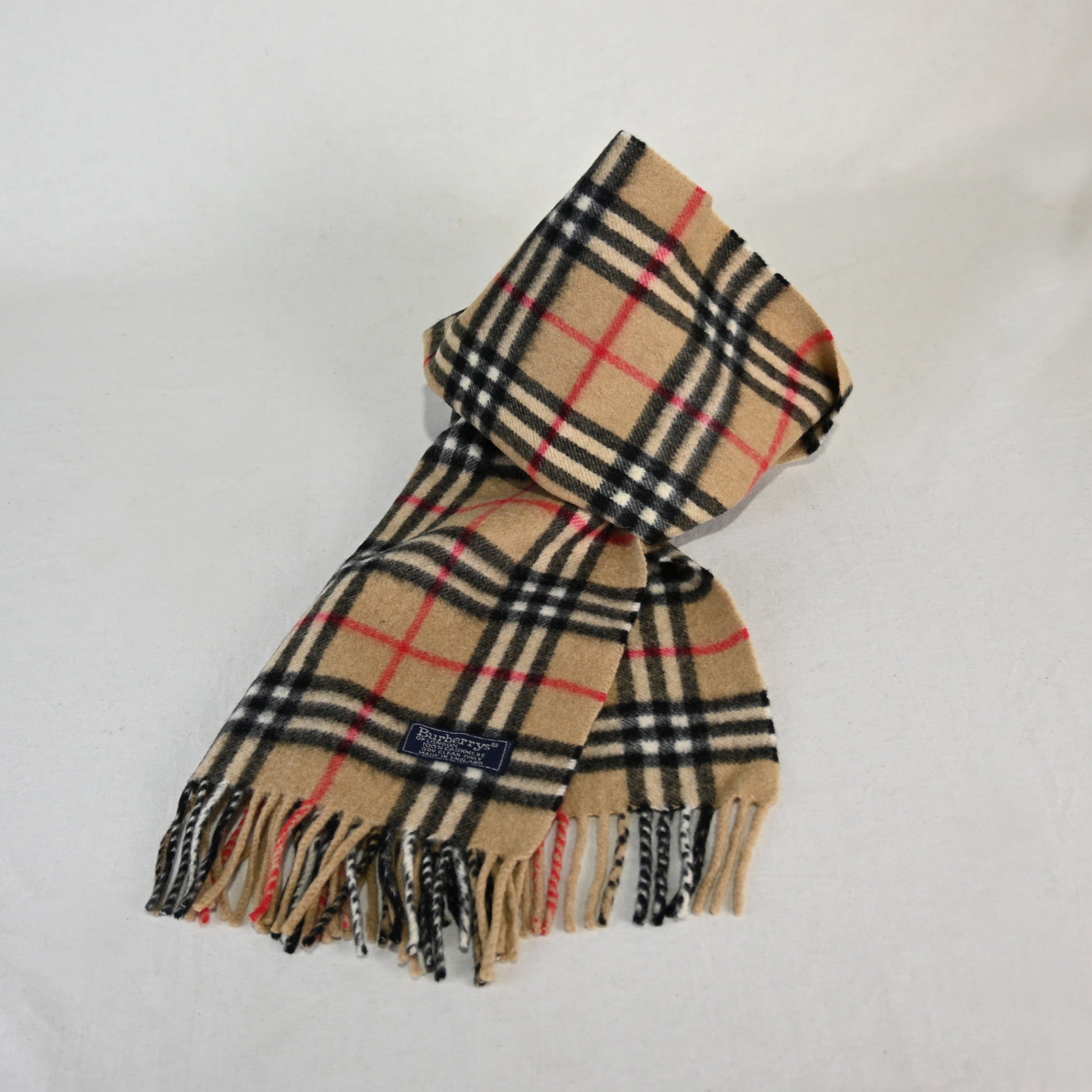 BURBERRY 1970-1980s All Cashmere Nova Check Scarf Vintage / バーバリー 総カシミヤ ノバチェック マフラー ヴィンテージ