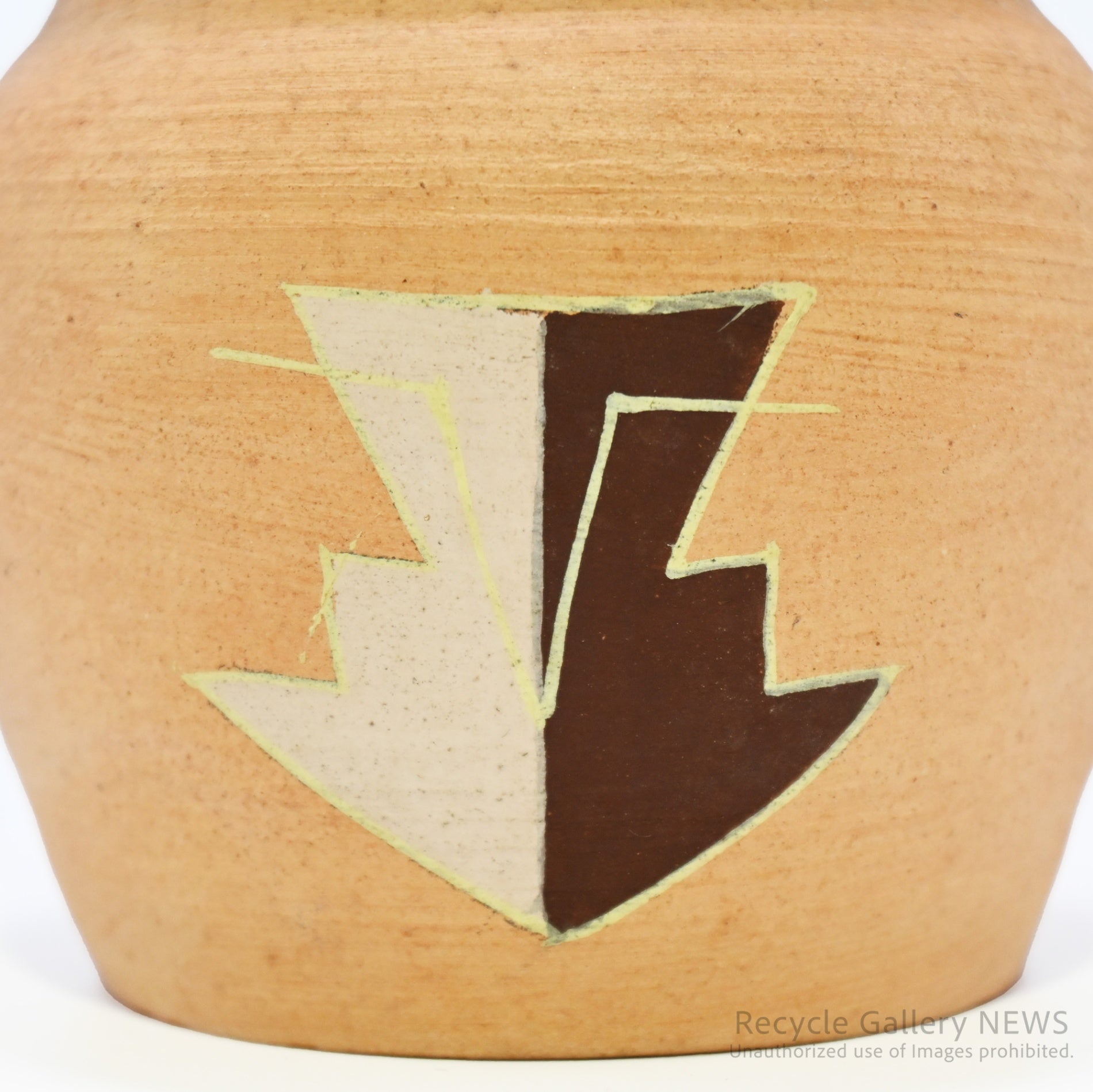 Native American Pot Red clay color object / ネイティブアメリカン ポット 赤土色 置物