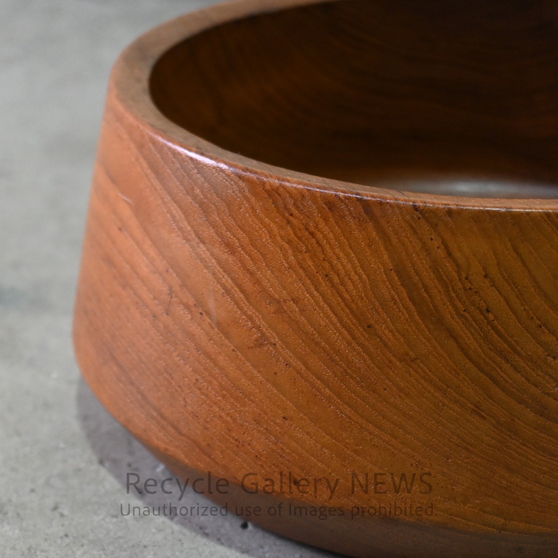 Teakwood Salad Bowl Tray Brown / チークウッド サラダボウル 小物入れ ブラウン