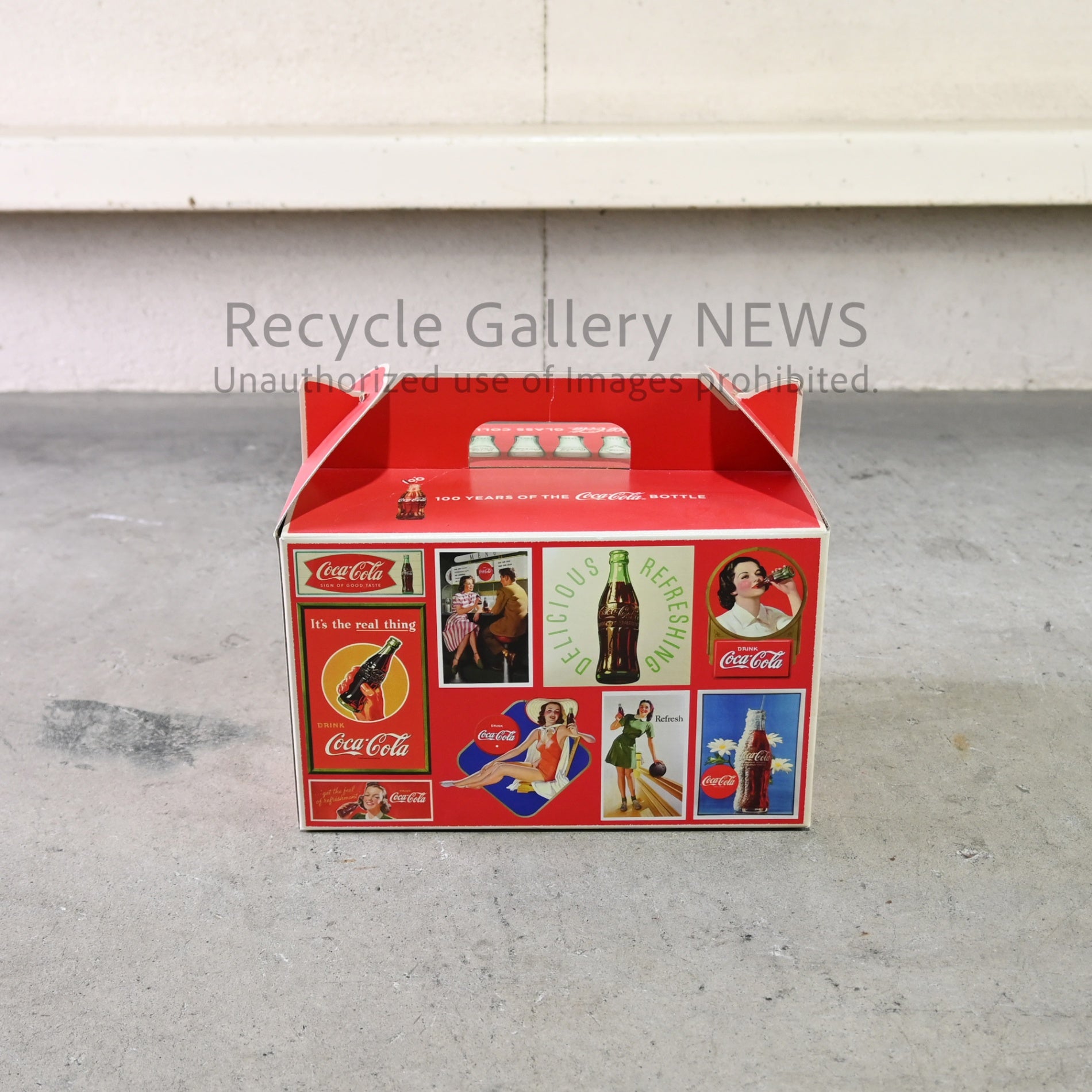 McDonald's 100th Anniversary Coca-Cola Glass Collection 2015 American Retro / マクドナルド100周年記念 コカ・コーラ グラスコレクション 2015 アメリカンレトロ