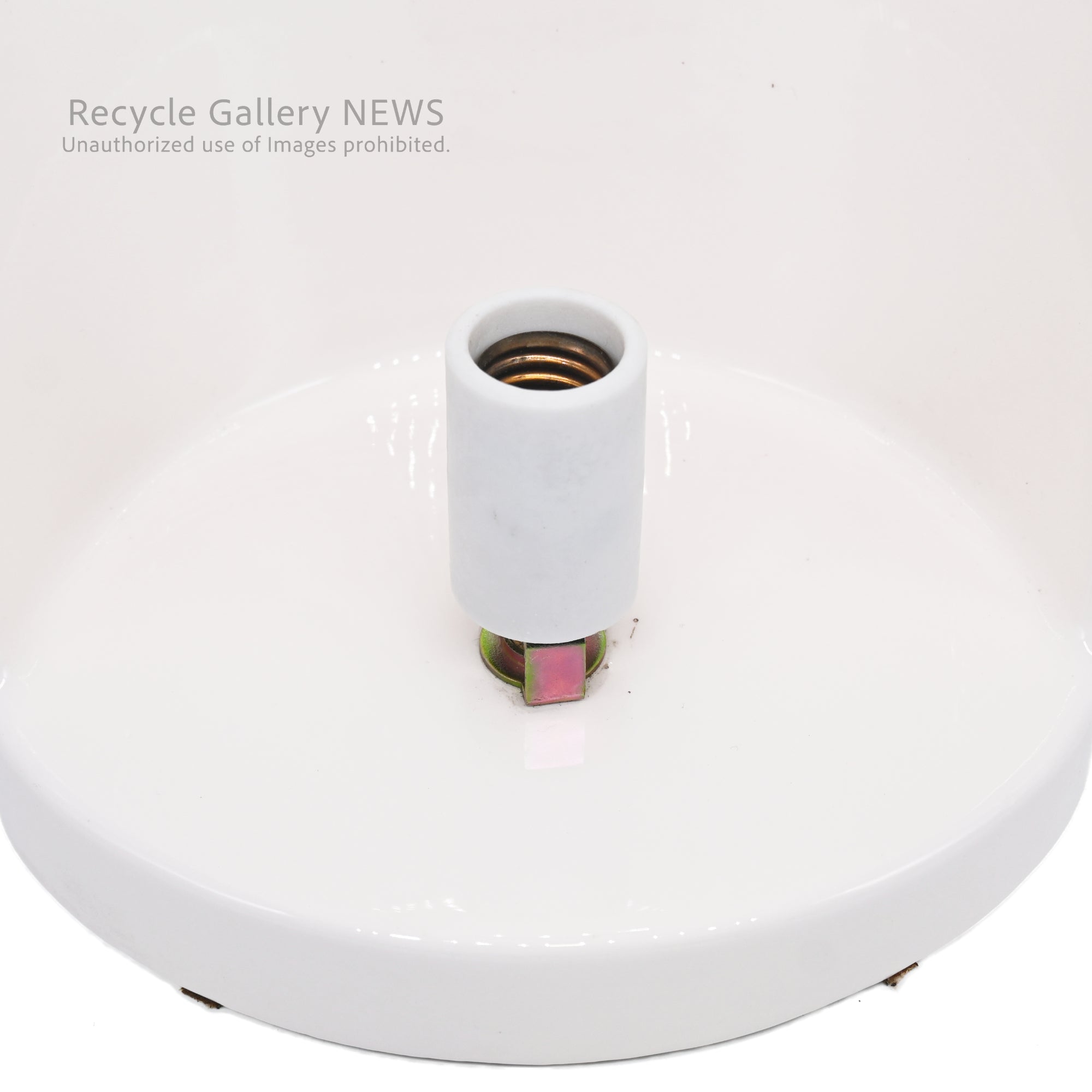 Yamagiwa CERAMICA Japan White Table Lamp Mid Century Modern Art Piece 1983/ ヤマギワ セラミカ テーブルランプ 日本 白色 ミッドセンチュリー アートピース 1983年製