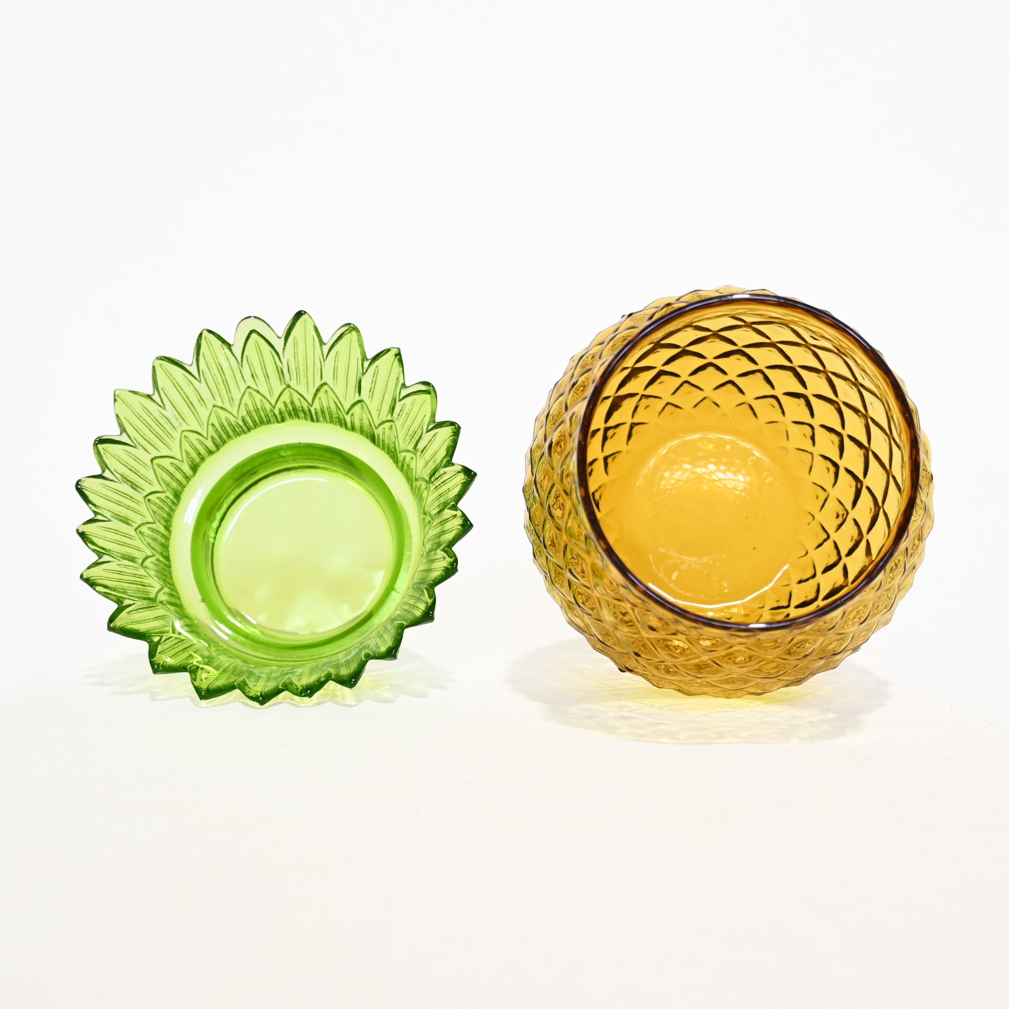 KIDTUNG Pineapple Trinket Box Bangkok Select Shop Item Glass Bottle / パイナップル 小物入れ バンコク セレクトショップアイテム ガラス瓶