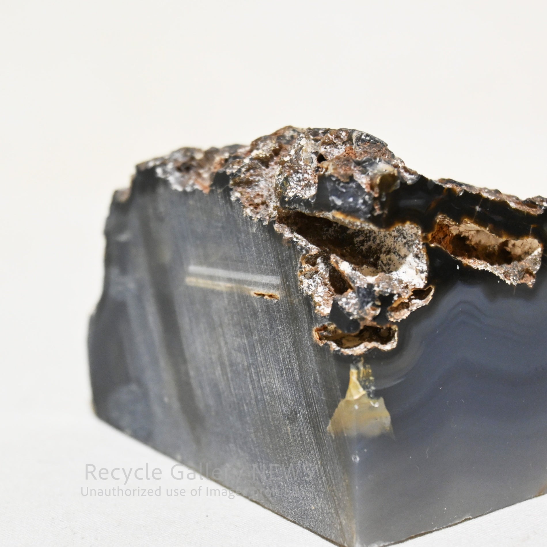 Agate Bookends Natural stone Interior objects Brazil / 瑪瑙 めのう ブックエンド 本立て 天然石 インテリアオブジェ ブラジル