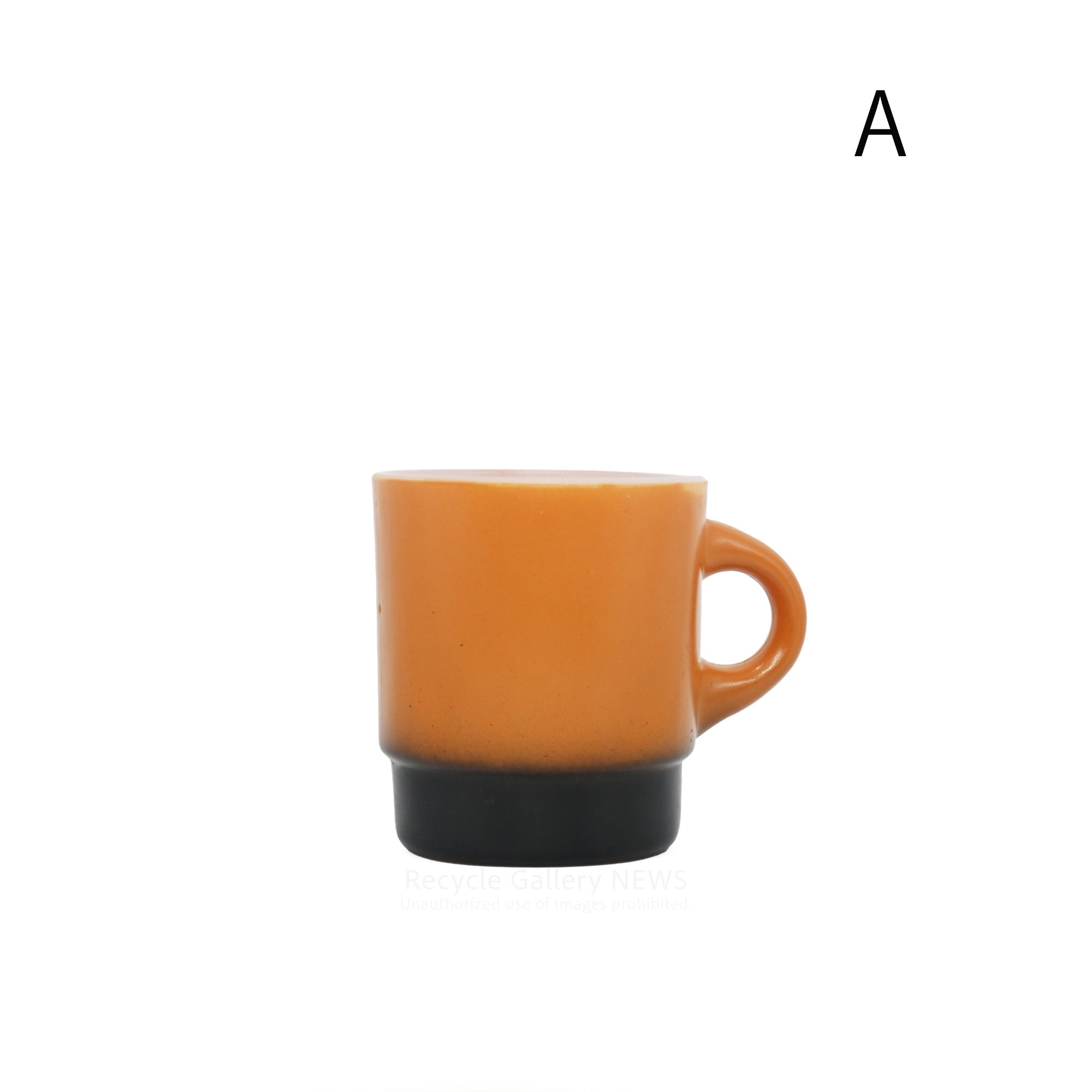 Vintage Fire-King Orange Stacking Mug American Mid-Century Industrial /ファイヤーキング スタッキングマグ オレンジ アメリカ ミッドセンチュリー インダストリアル