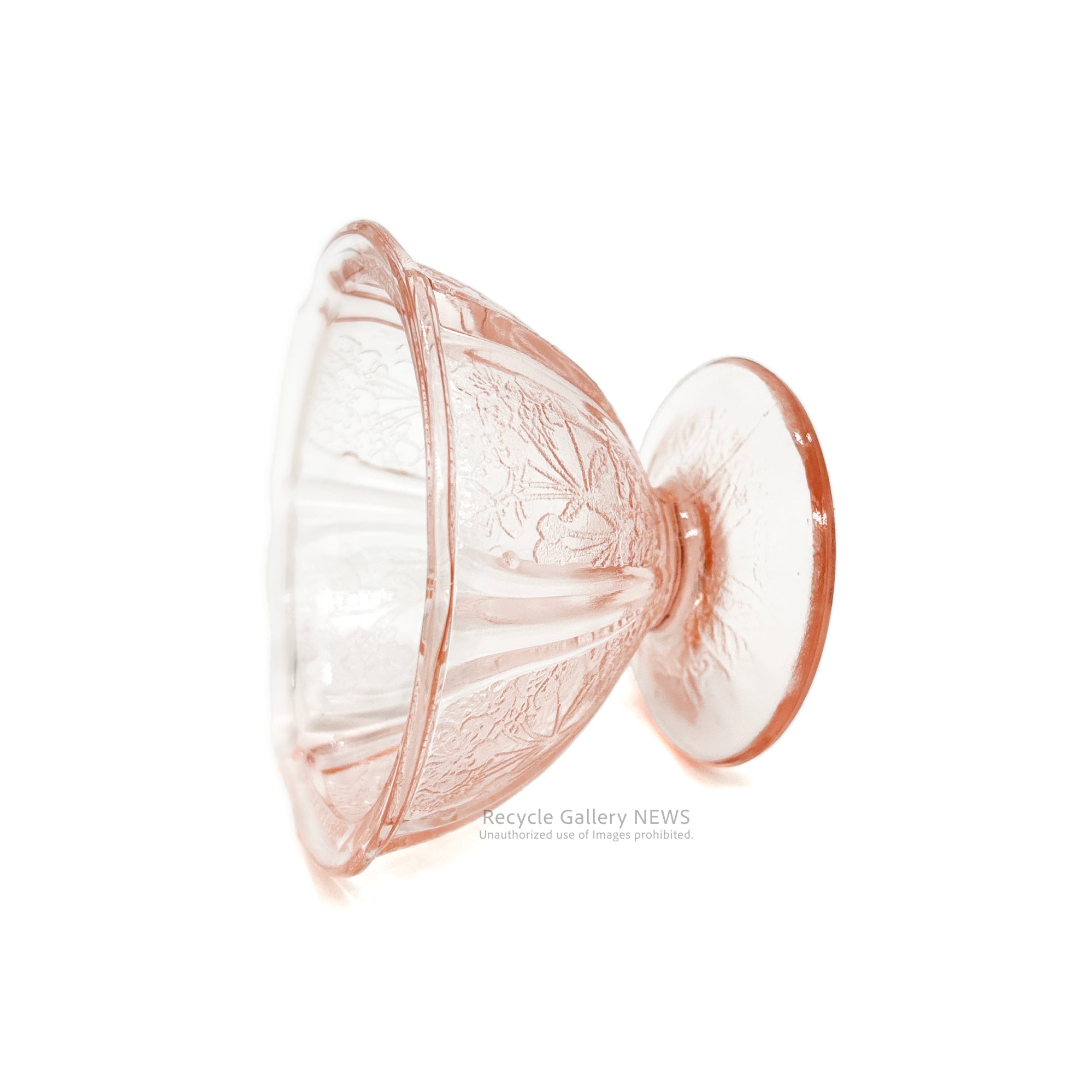 Jeannette Glass Co. Cherry Blossom Sherbet glass U.S.A Vintage / ジャネットグラス シャーベットカップ ヴィンテージ 1930年代 ヴィンテージ