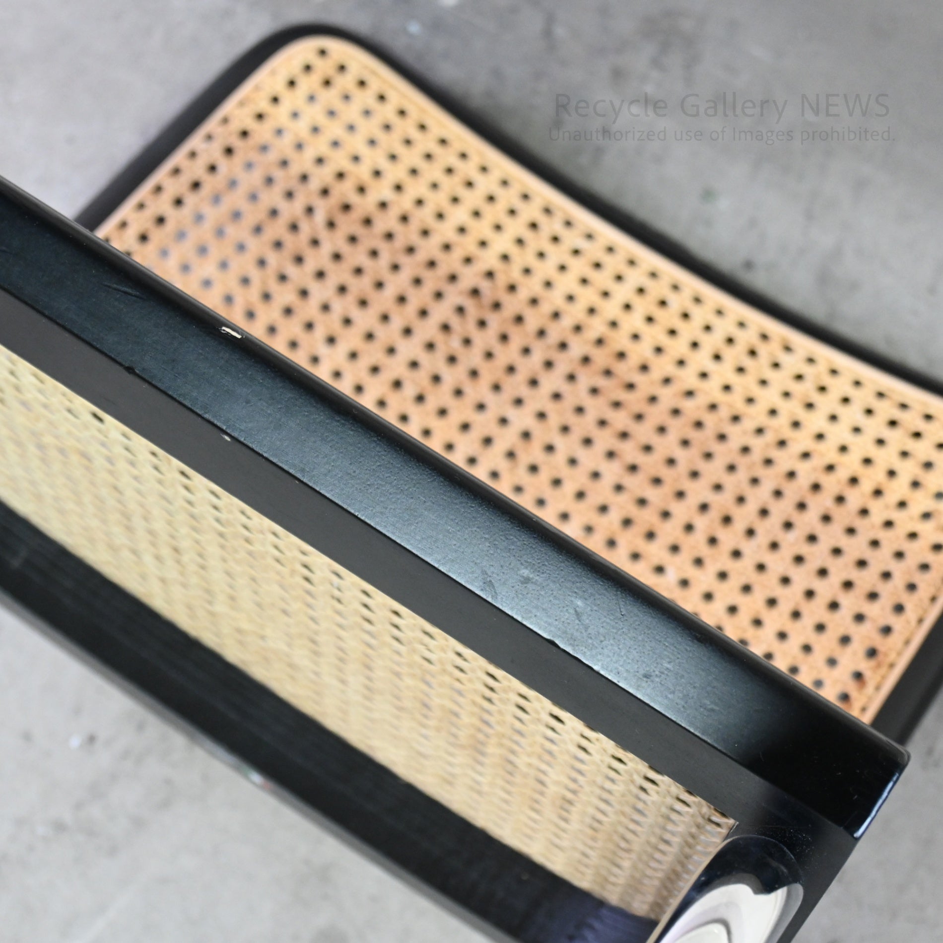 Cesca Armless Chair Black Marcel Breuer / チェスカ チェア アームレス ラタン 黒 マルセル・ブロイヤー