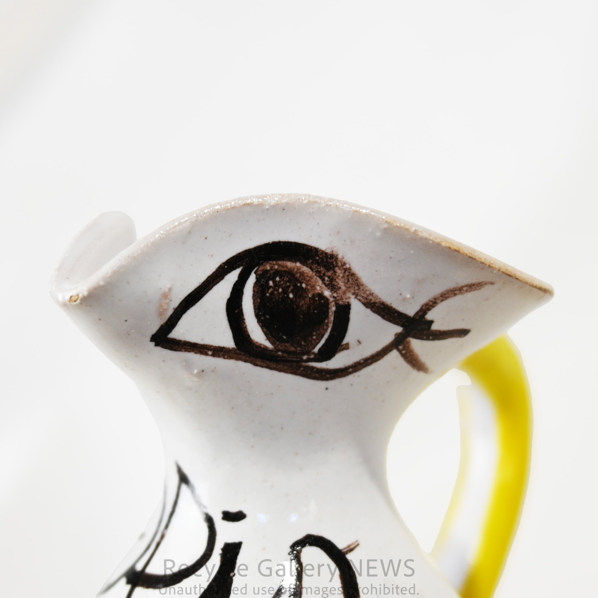 De Simone Pitcher Water jug Vase Art ceramic Sicily Southern Italy / デ・シモーネ ピッチャー 水差し 花瓶 アート 陶器 シチリア 南イタリア