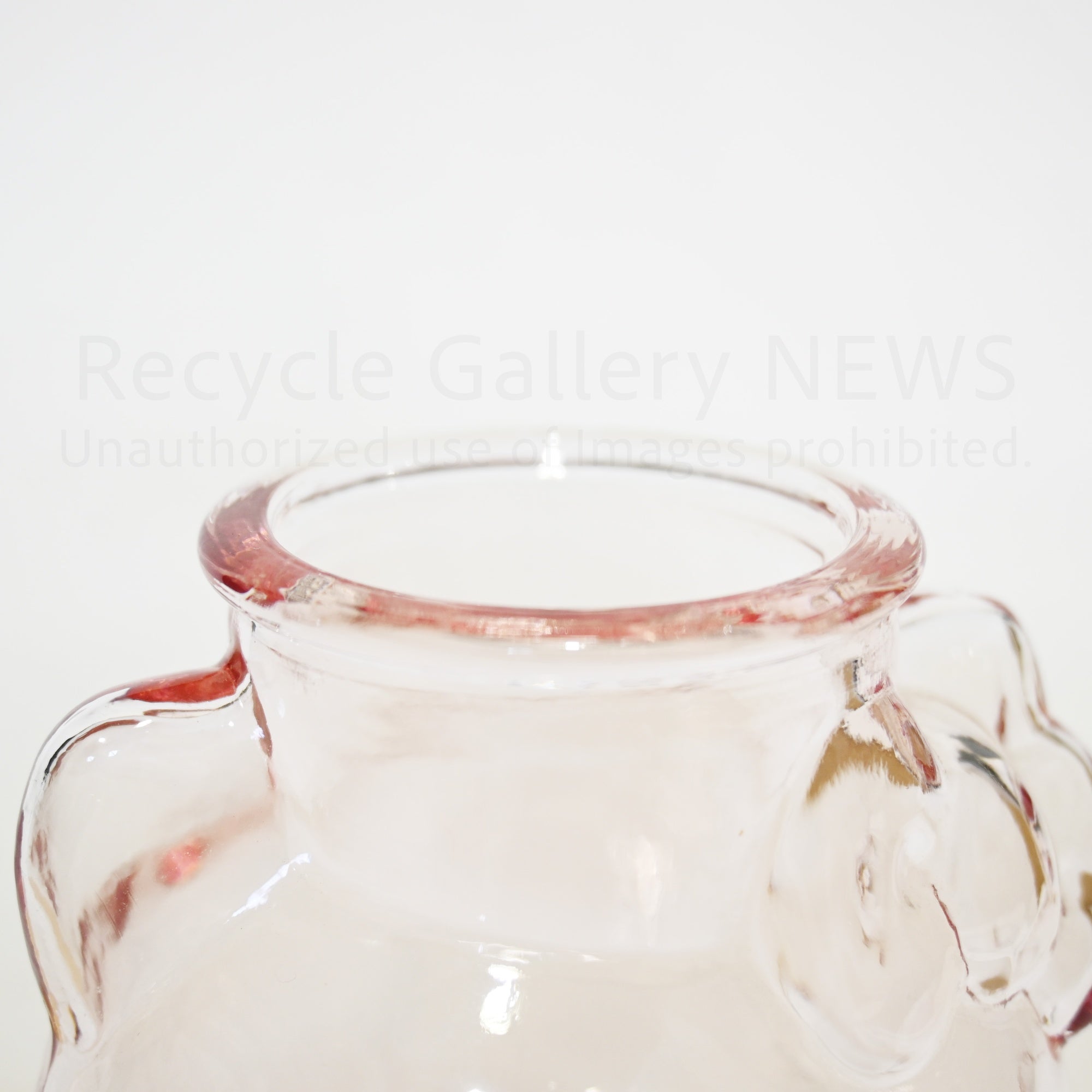 Sanrio Hello Kitty Glass Pot Rare 2000 Japan / サンリオ ハローキティ ガラスポット 非売品 2000年 日本
