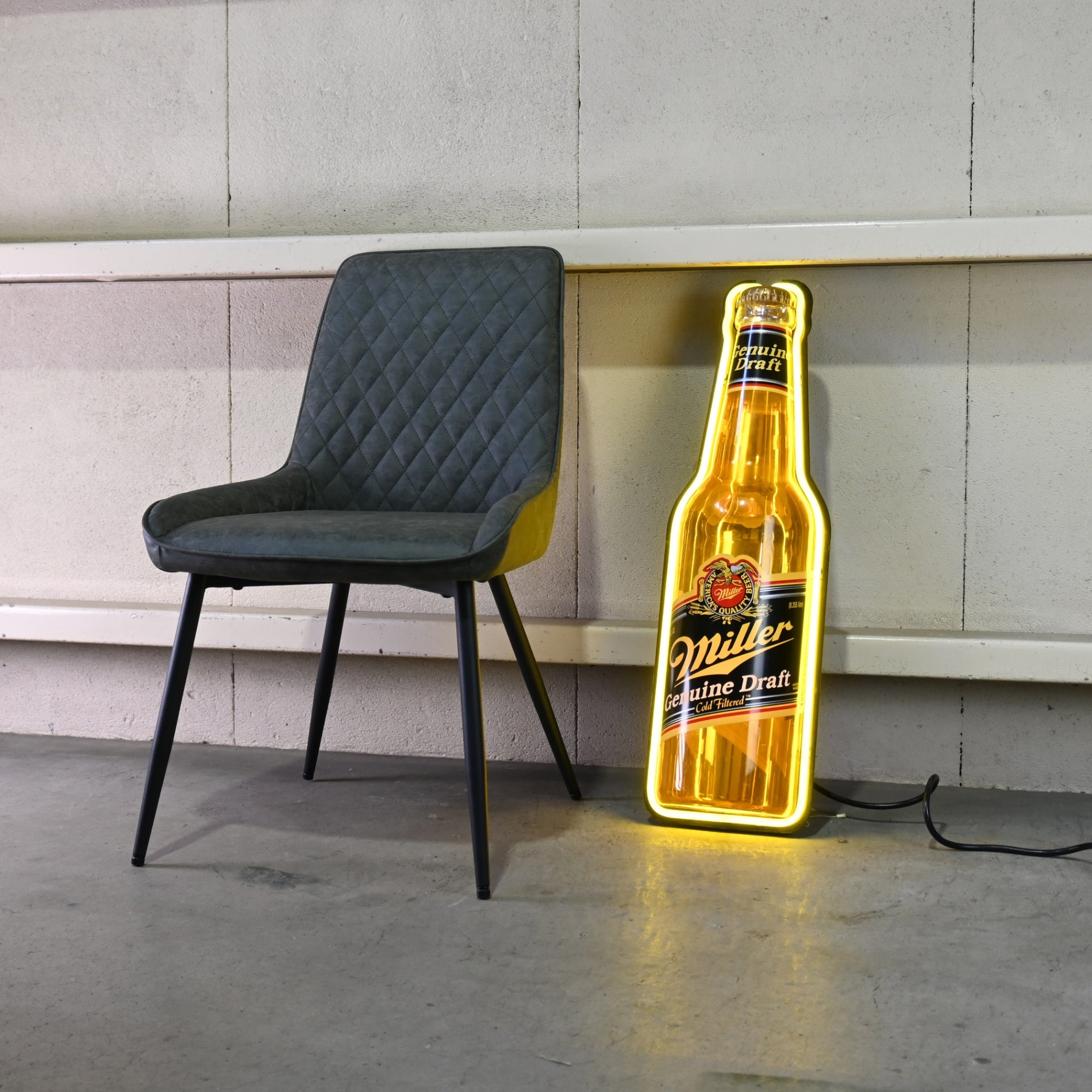 Miller Beer Neon sign Bar interior American Vintage 1980s USA Rare / ミラービール ネオンサイン バー 内装 アメリカン ヴィンテージ 1980年代 希少