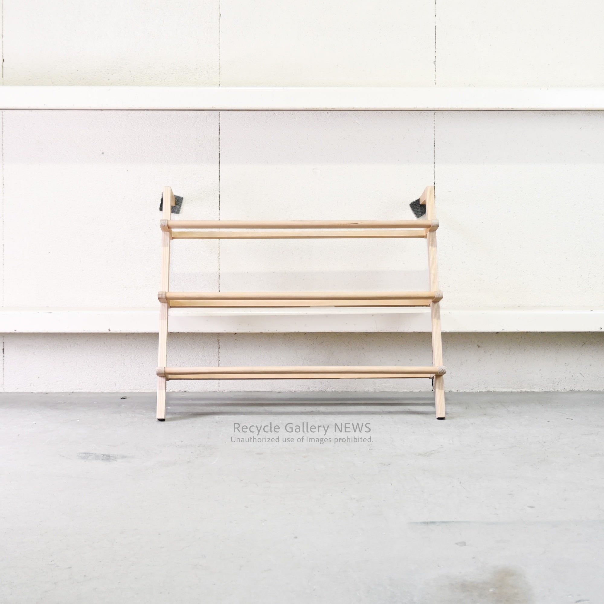 SIDE BY SIDE German Solid Ash Wood shoes rack "Gaston" European Modern / サイドバイサイド シューズラック ガストン アッシュ無垢材 ドイツ モダン