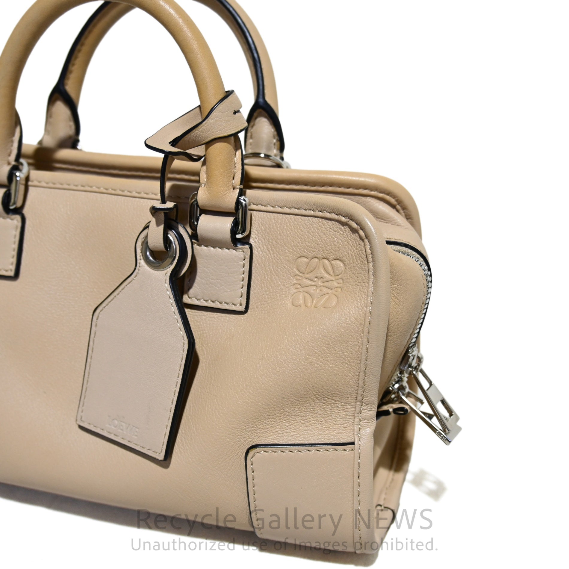 Loewe Amazona 2-Way Handbag Greige / ロエベ アマソナ 2WAYハンドバッグ グレージュ