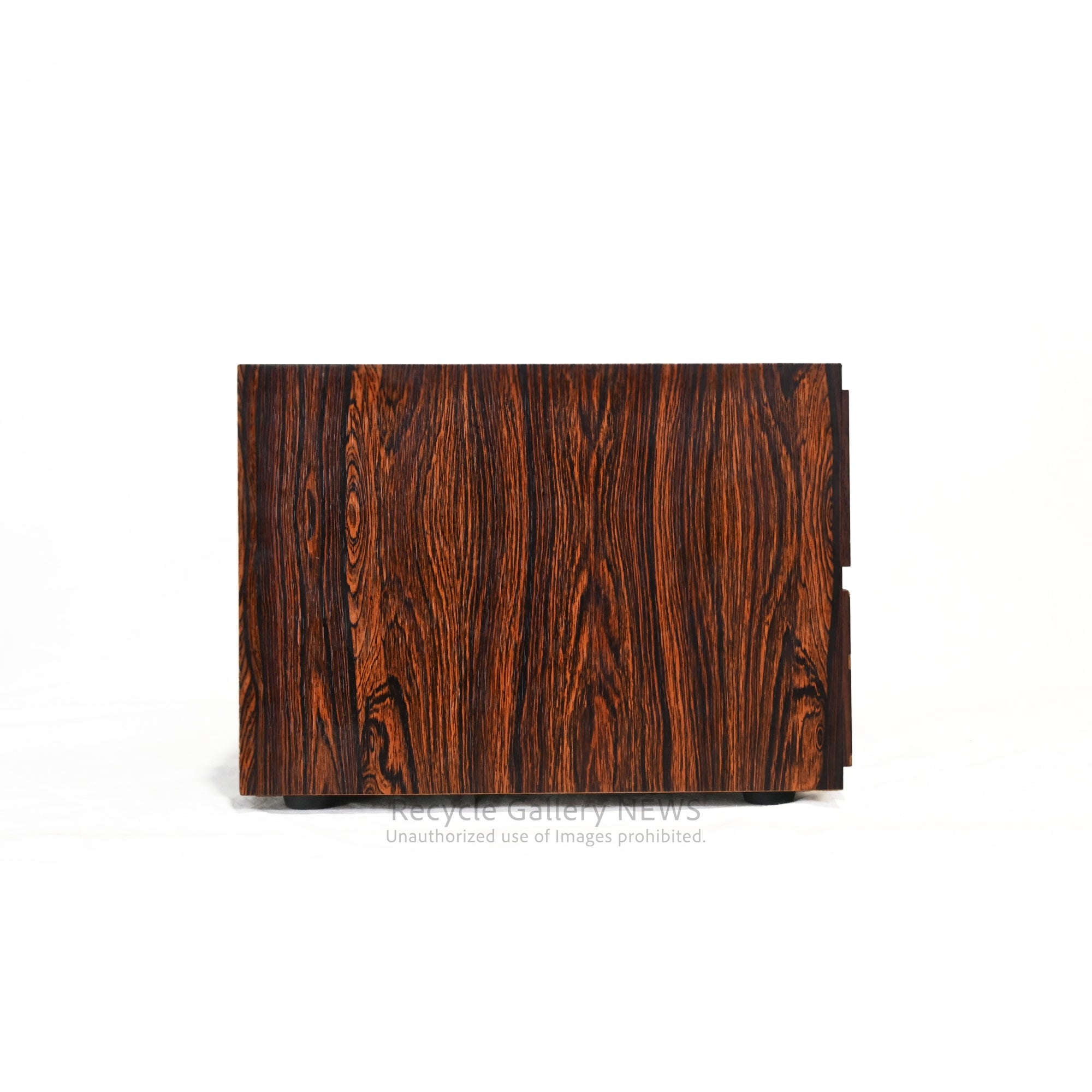 Rosewood-print Veneer small drawer unit with 4 drawers Showa retro style / ローズウッドプリント 突板小引き出し 引出4杯 昭和レトロ
