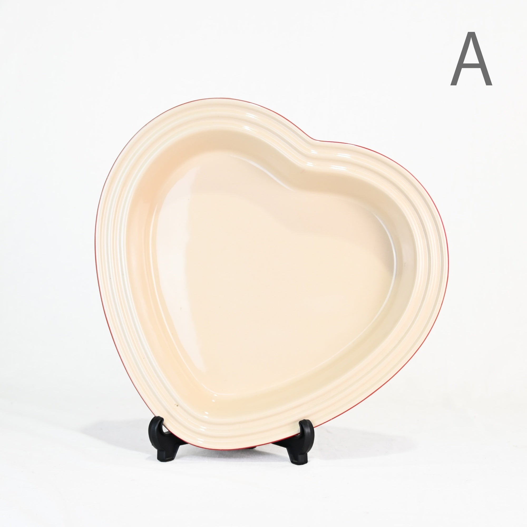 Le Creuset Heart Dish Large Plate French Kitchenware 3colors / ル・クルーゼ ハートディッシュ オーブン 耐熱 大皿 3色